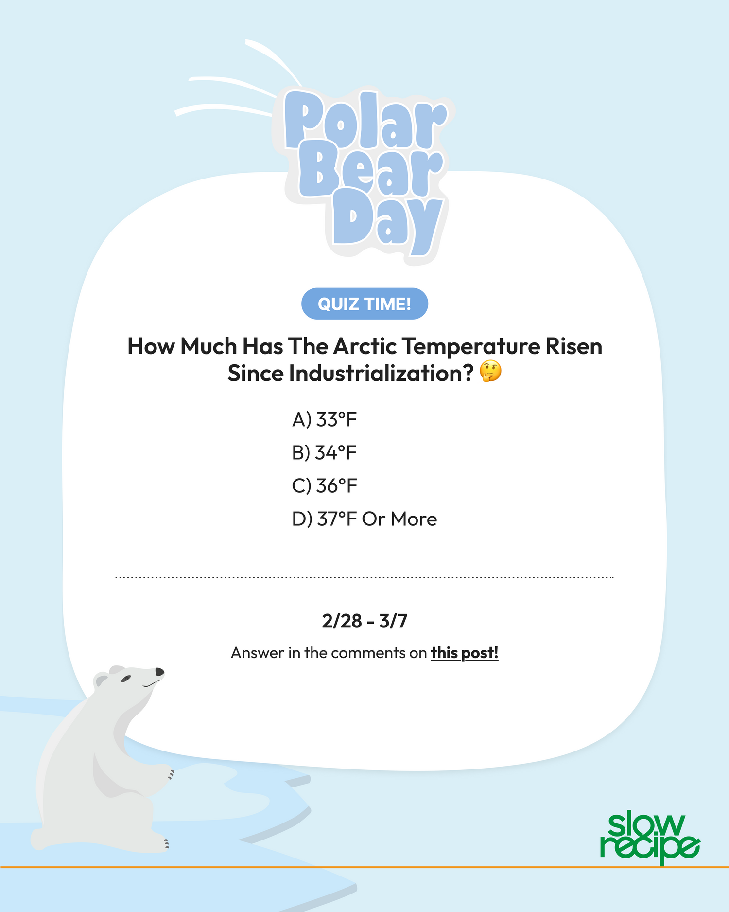 Polar Bear Day QUIZ  🐻❄️