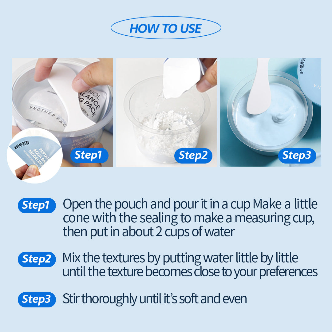 アナザーフェイス ペプタセノール アクアバランス モデリングパック (4個入り)