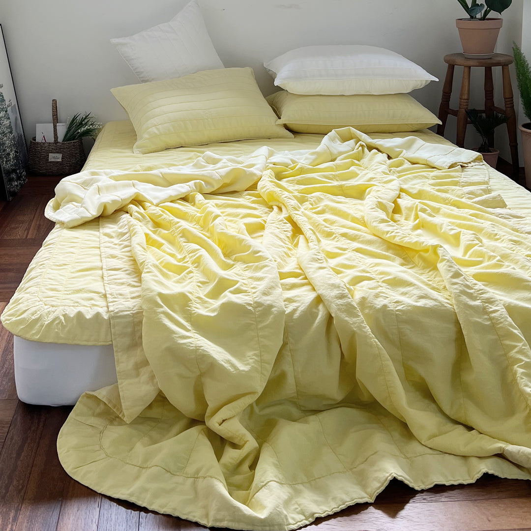 Shivering Airy Linen Blanket (7colors)