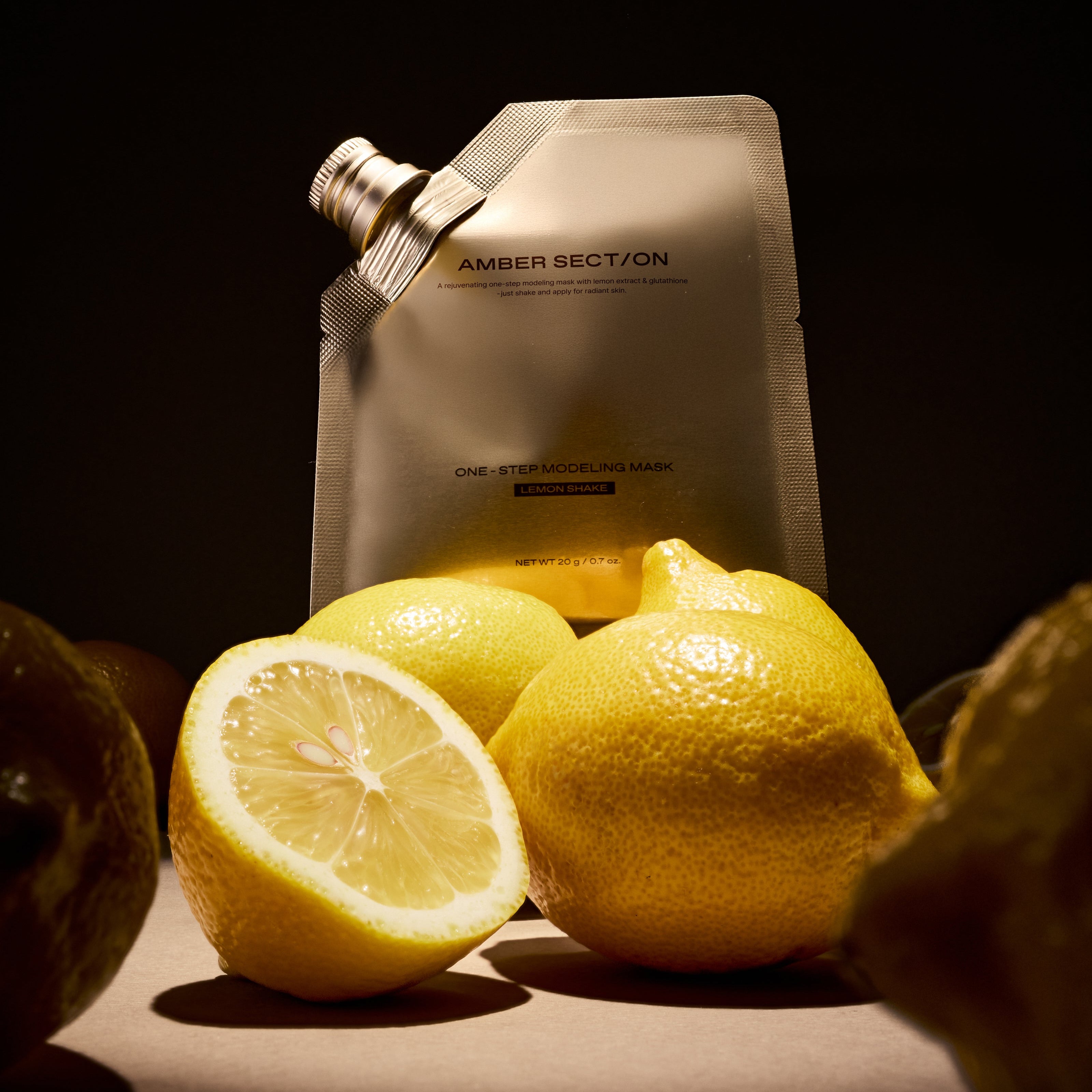 AMBER SECTION One-Step Modeling Mask Lemon Shake (5pcs)