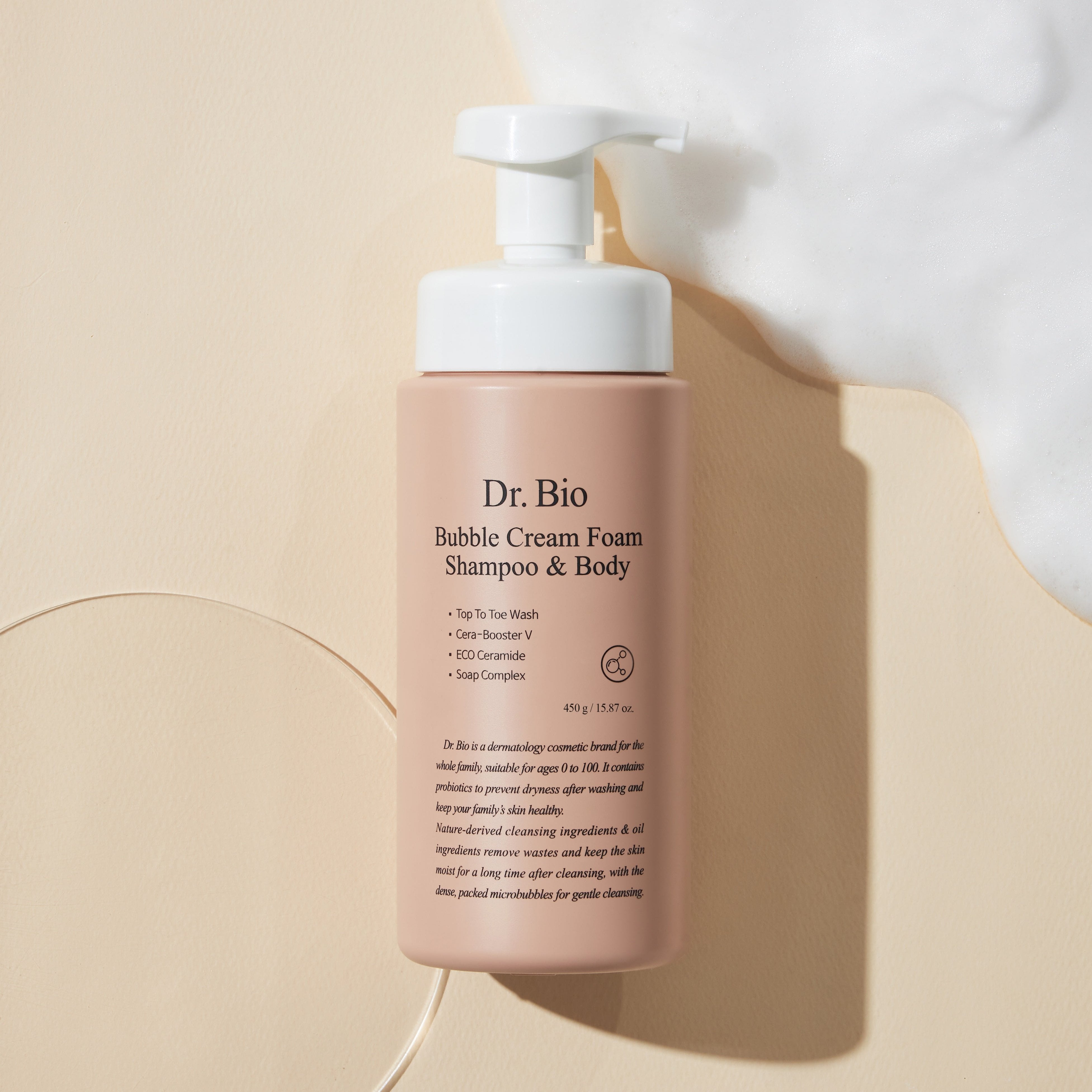버블 크림 폼 샴푸 & 바디 450ml