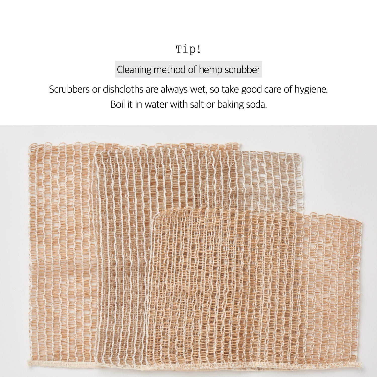 YEGOEUN Hemp Scrubber - Slowrecipe