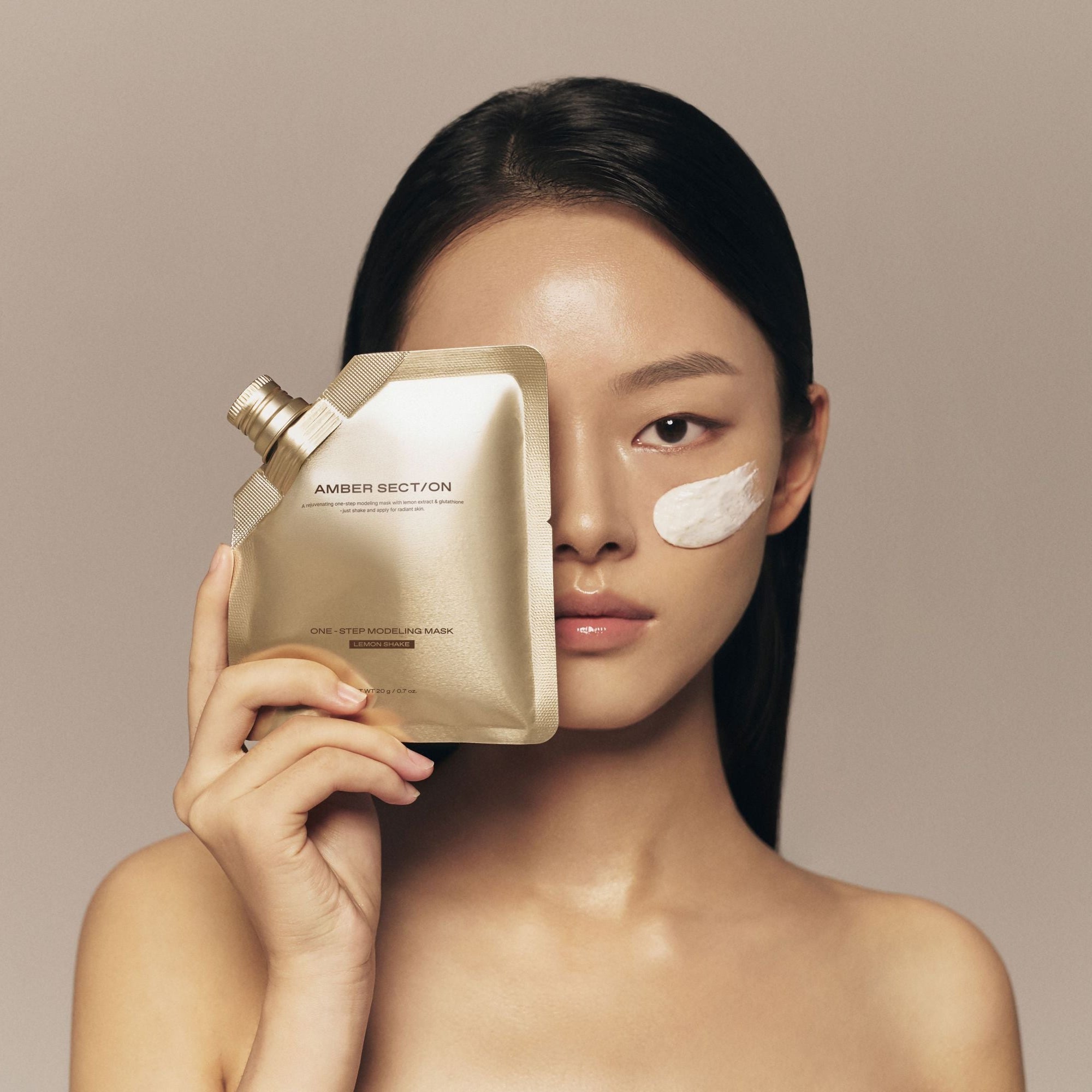 AMBER SECTION One-Step Modeling Mask Lemon Shake (5pcs)