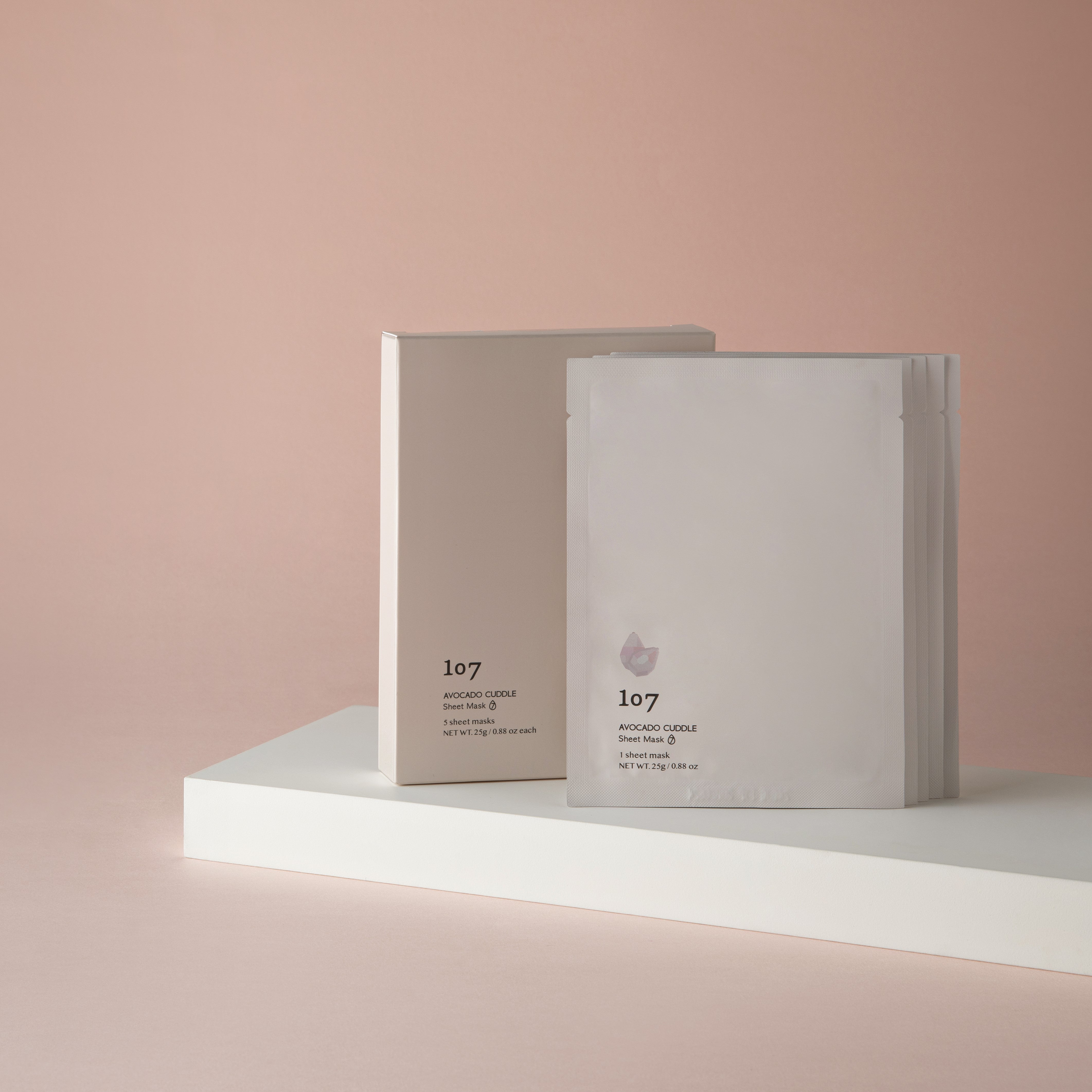 107 アボカド カドル シートマスク(5枚入り)