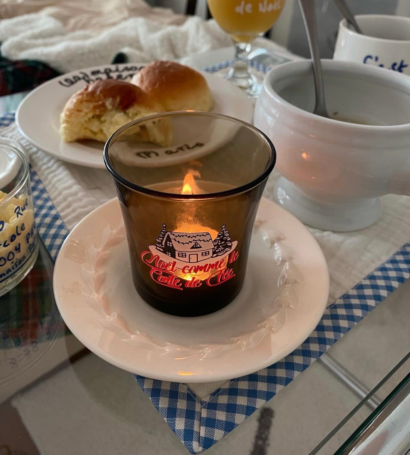 My Little Christmas Glass