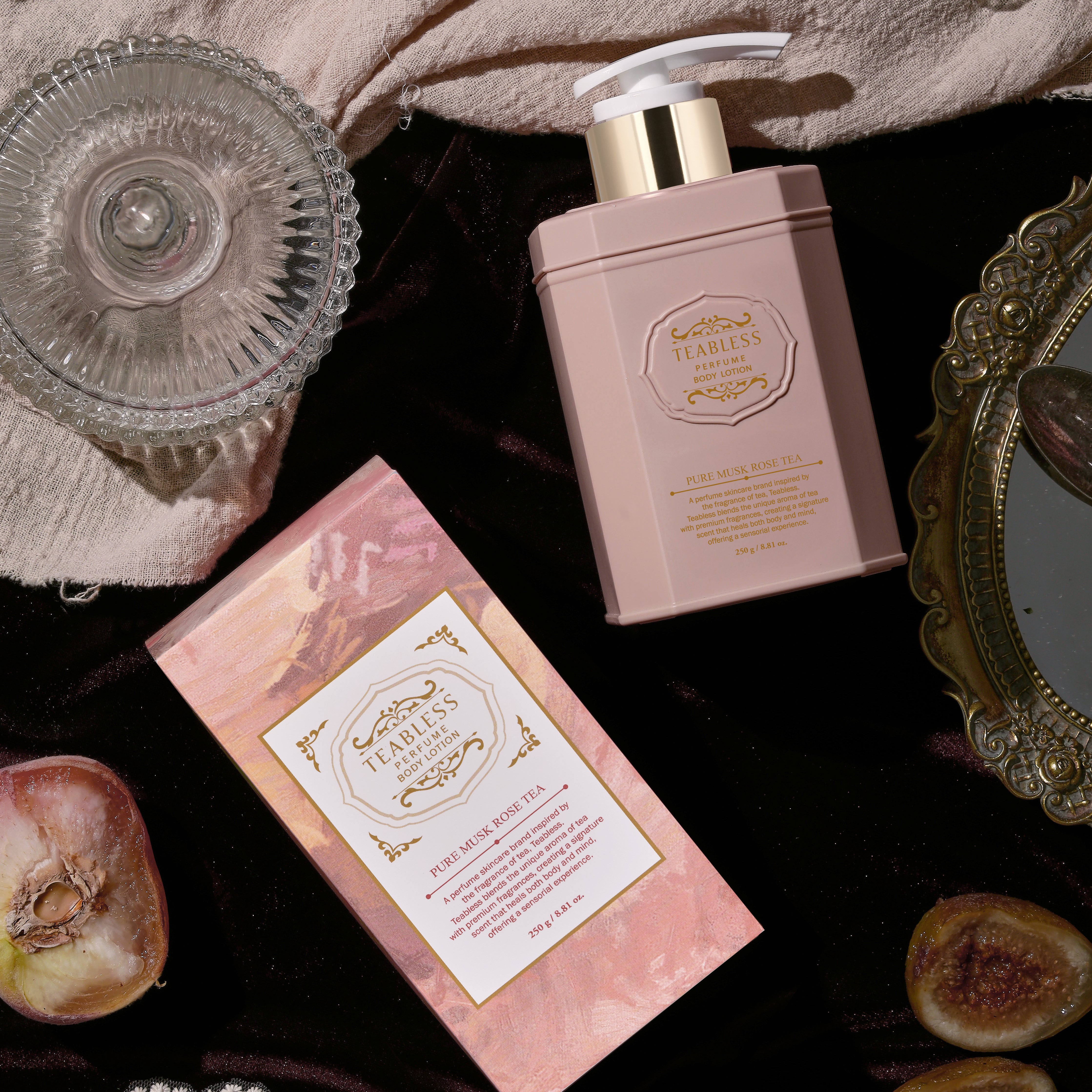 Perfume Body Lotion Pure Musk Rose Tea 250g/8.8Fl.oz.