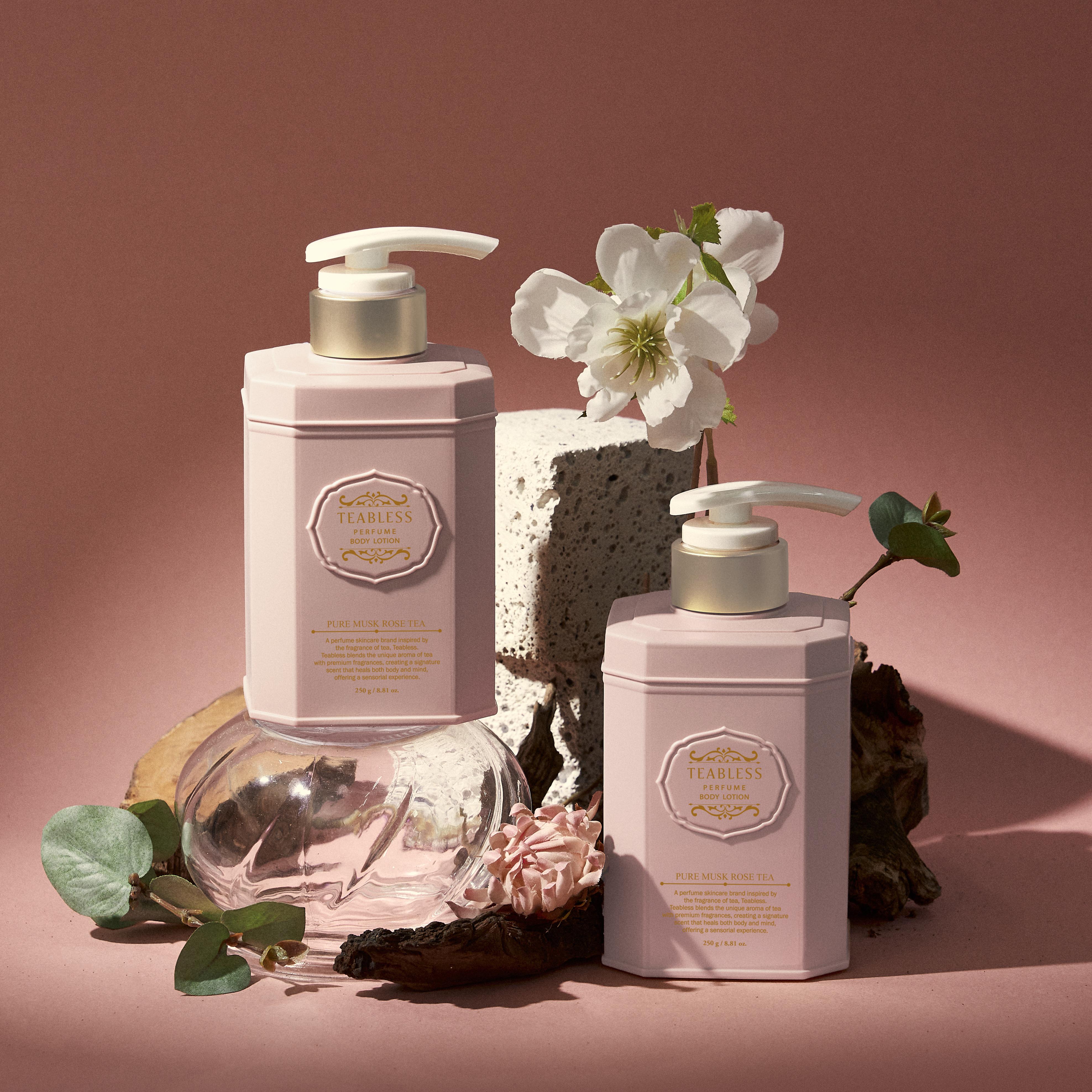 Perfume Body Lotion Pure Musk Rose Tea 250g/8.8Fl.oz.