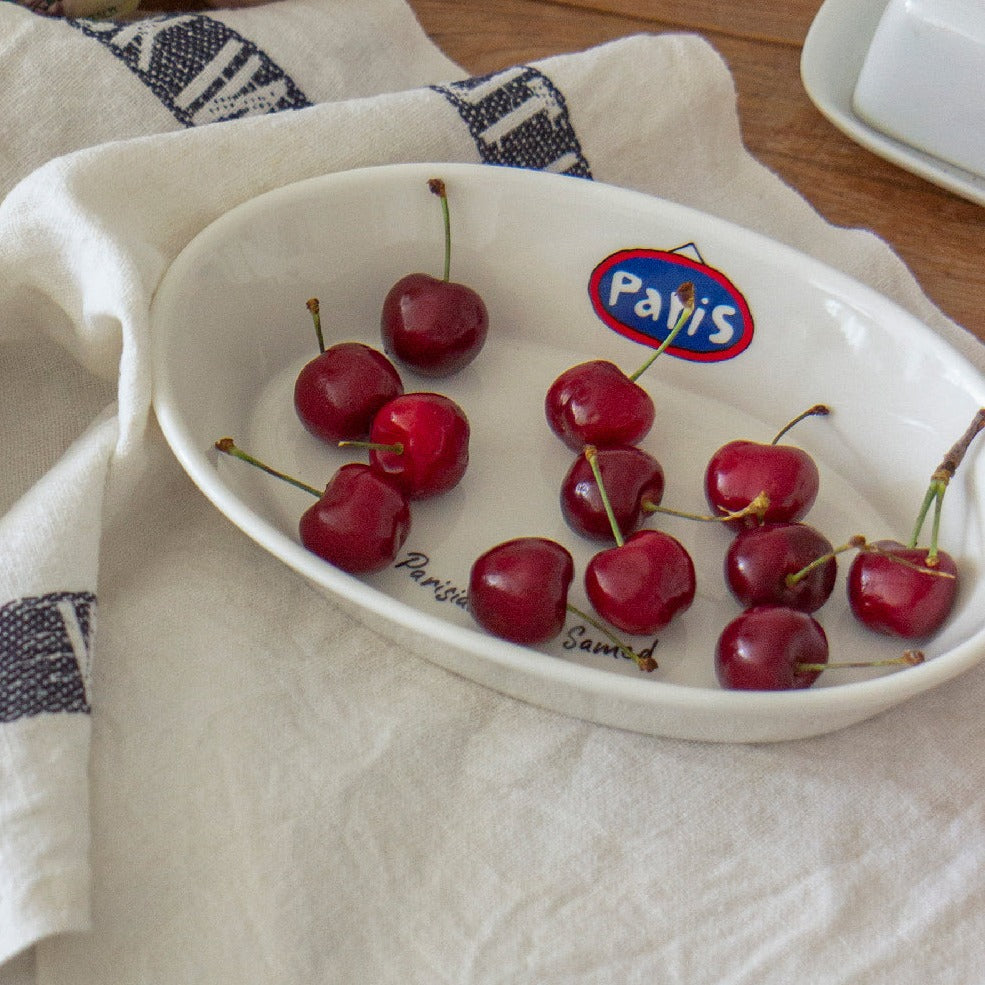 파리 딥 오벌 플레이트