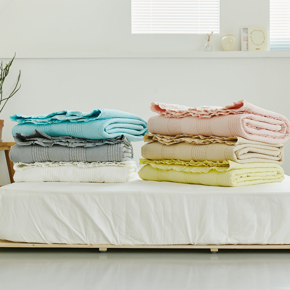 Pigment Washing Cotton Blanket (11colors)