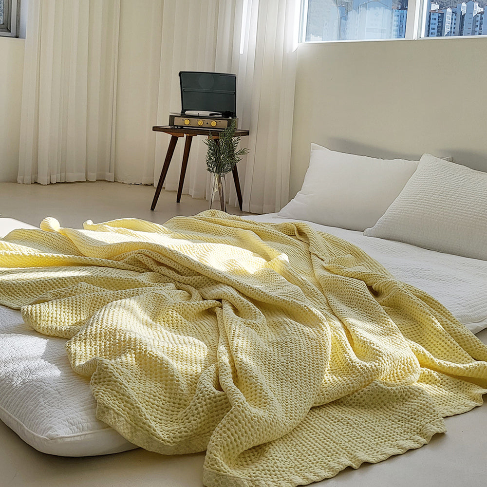 Waffle Modal Blanket (4colors)