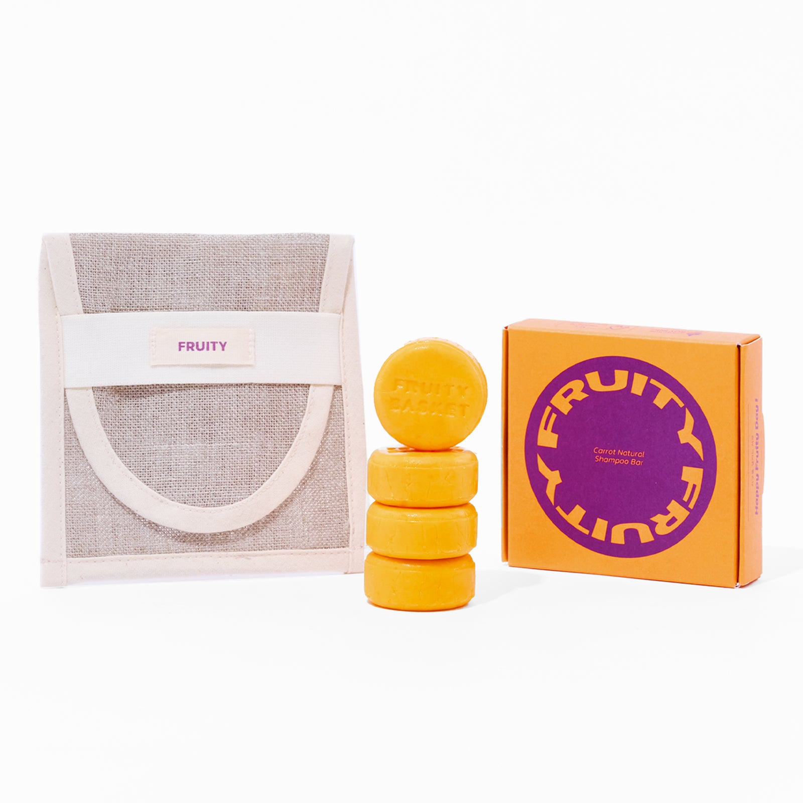 Fruitybasket Carrot Shampoo Bar Set - Slowrecipe