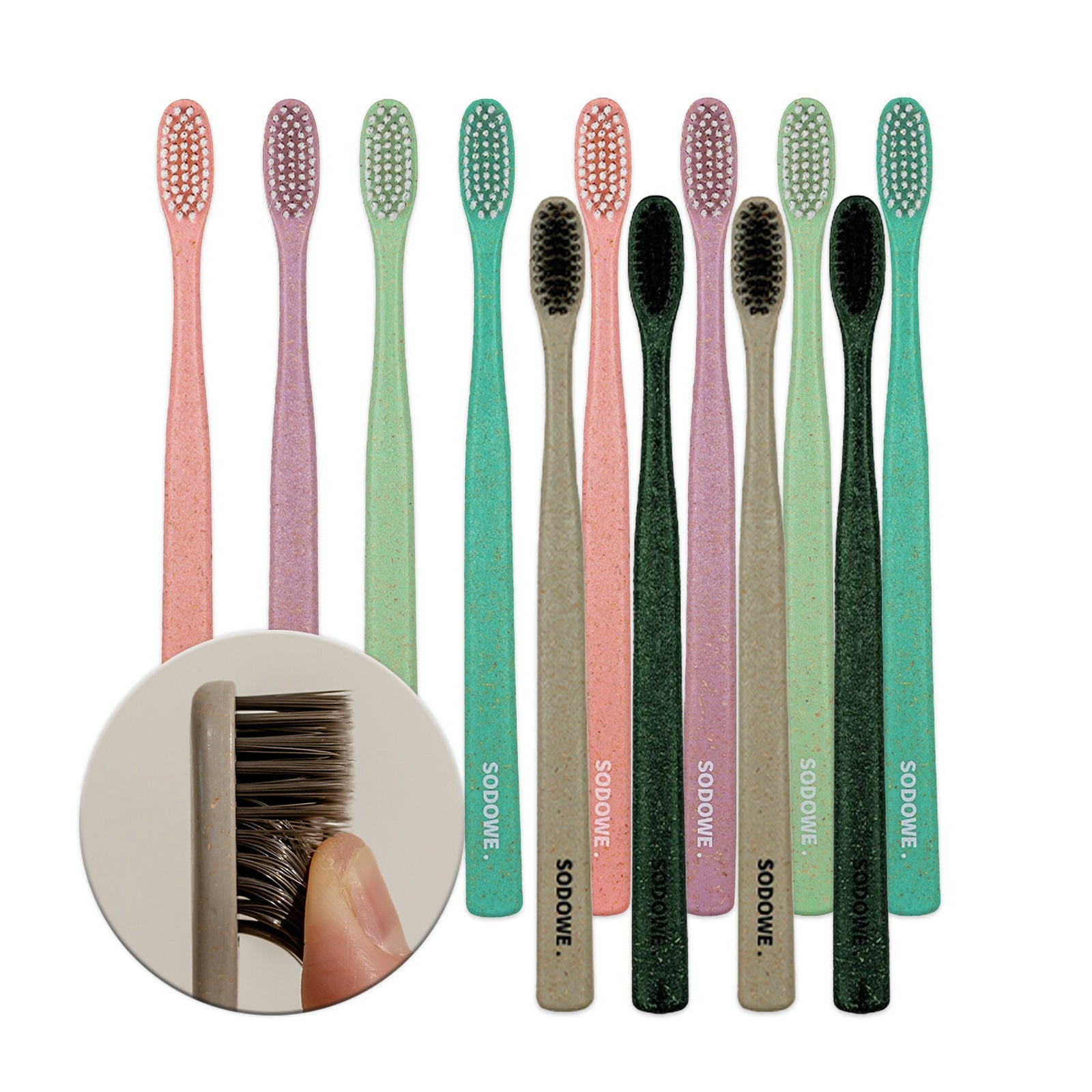 SODOWE. Woodchip Toothbrush Set - Slowrecipe