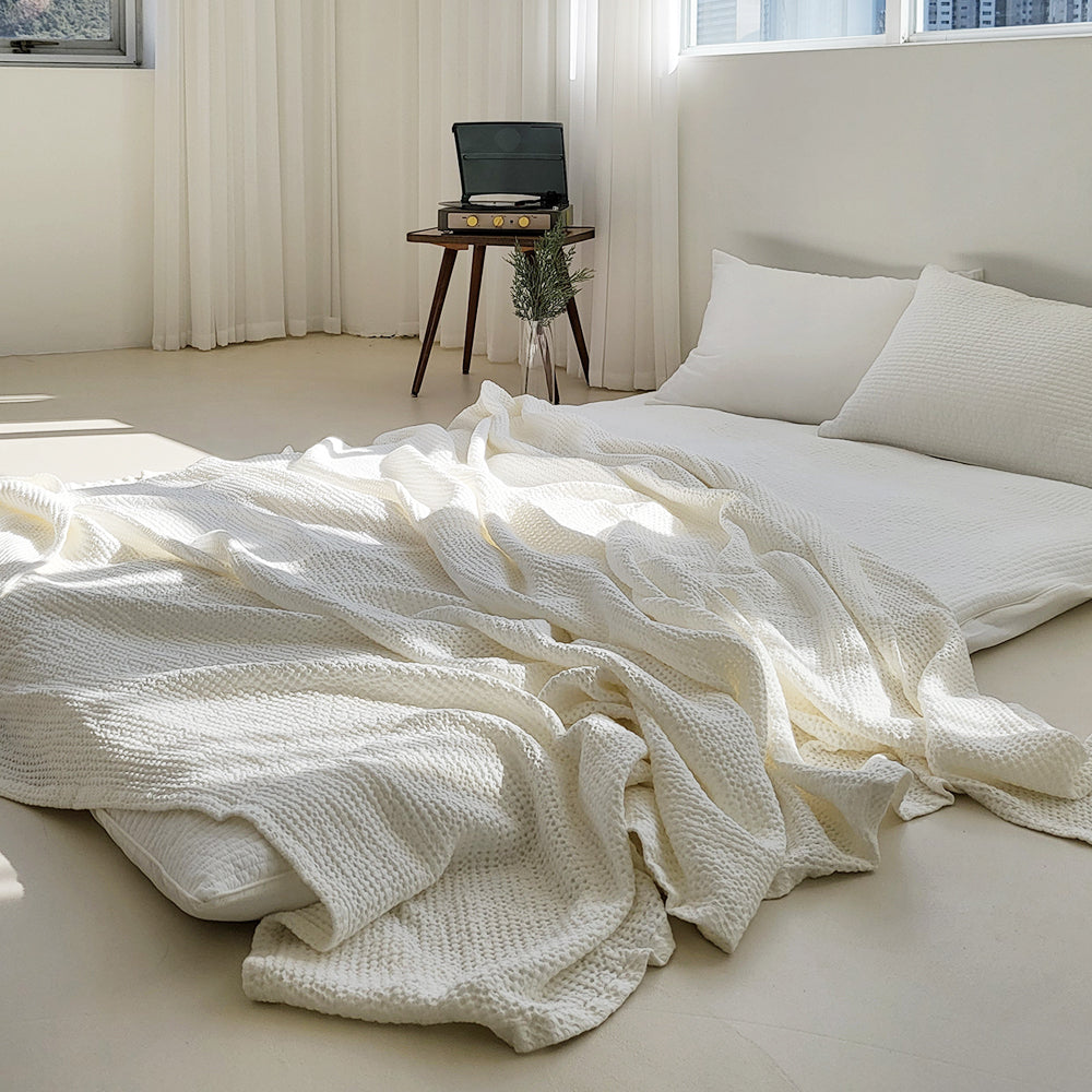 Waffle Modal Blanket (4colors)