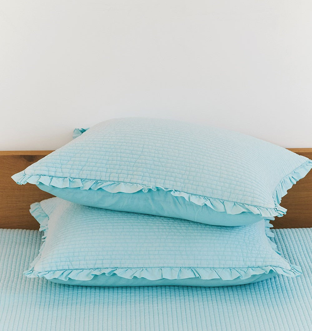 Frill Pigment Washing Pillow Cover (11colors)