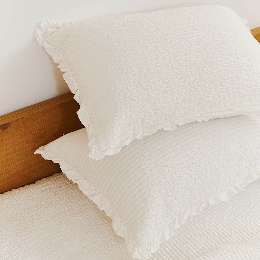 Frill Pigment Washing Pillow Cover (11colors)