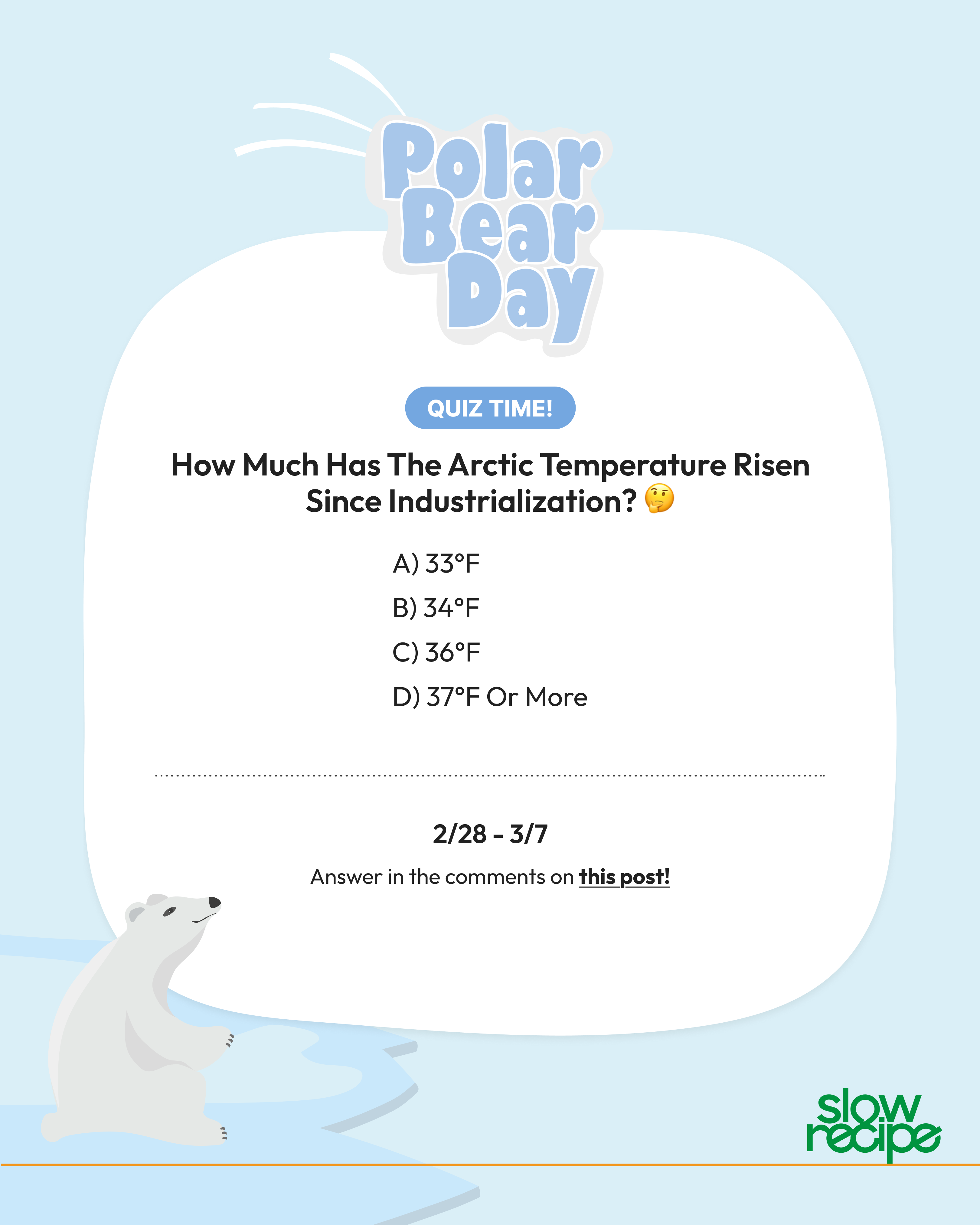 Polar Bear Day QUIZ  🐻‍❄️