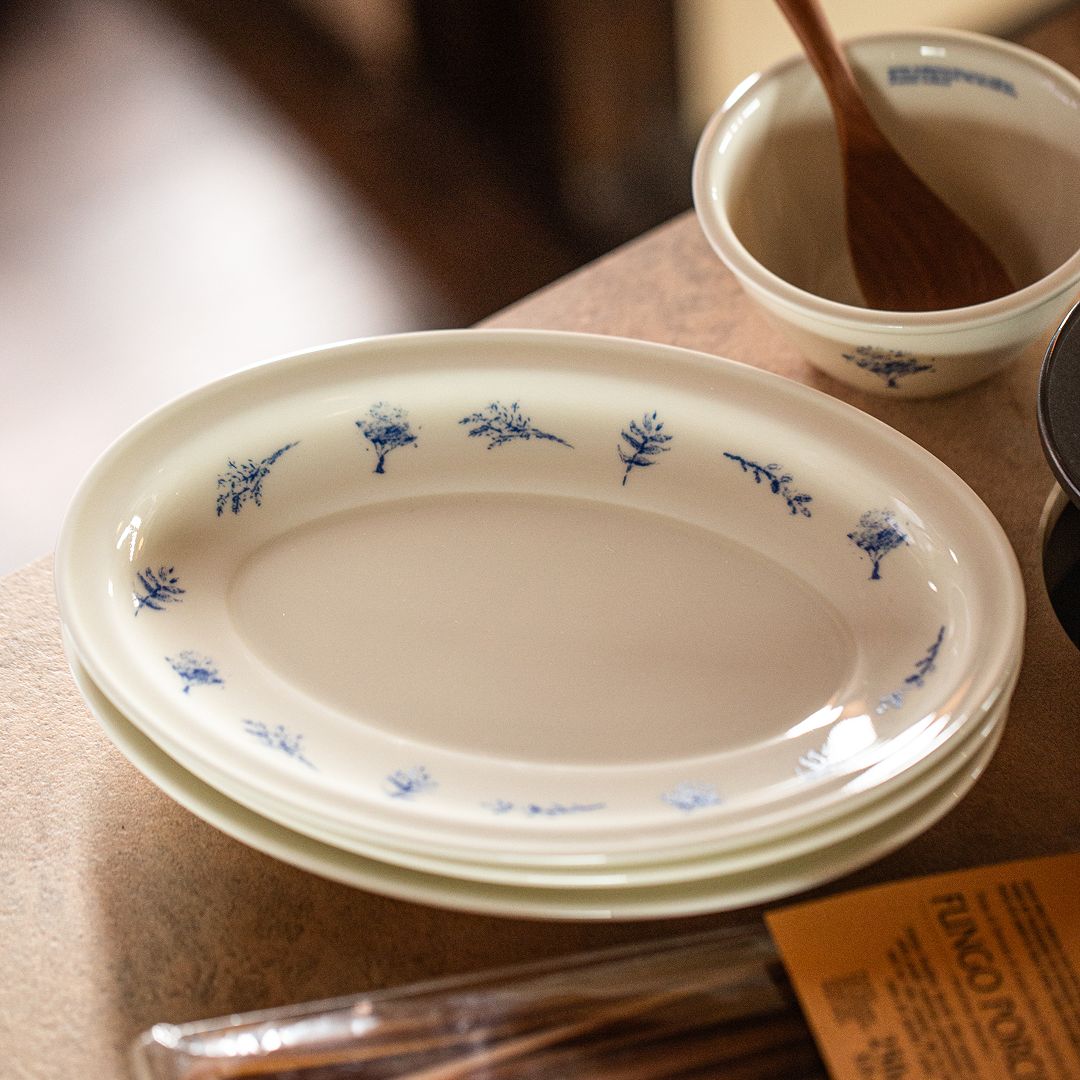 [ weekend 11 ] Forest oval plate L