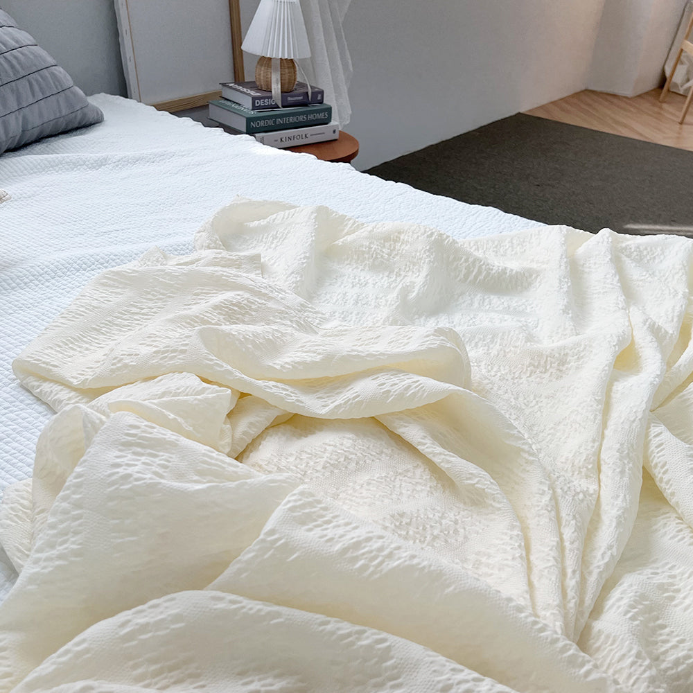 Bamboo Airy Linen Summer Blanket ( 3 colors )