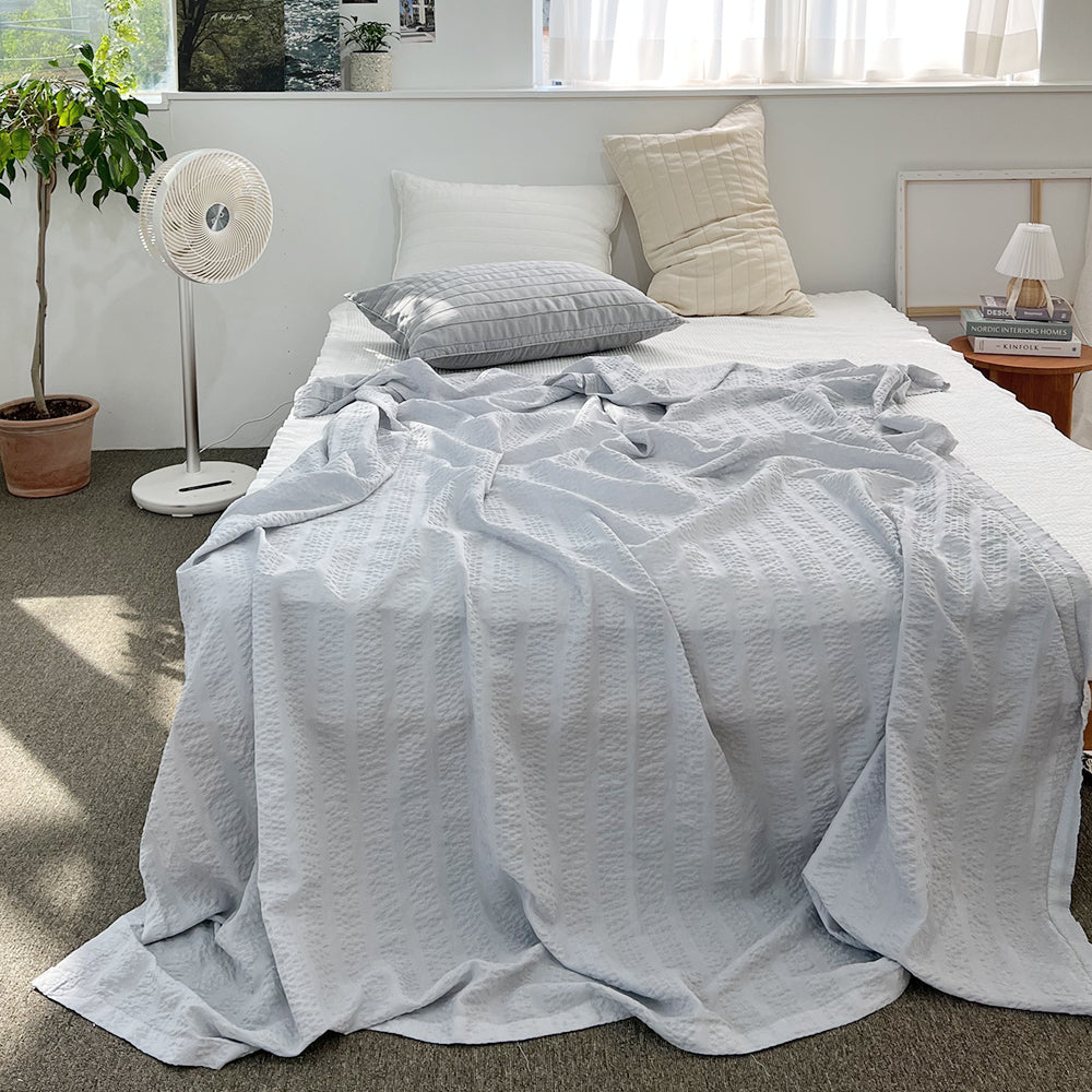 Bamboo Airy Linen Summer Blanket ( 3 colors )