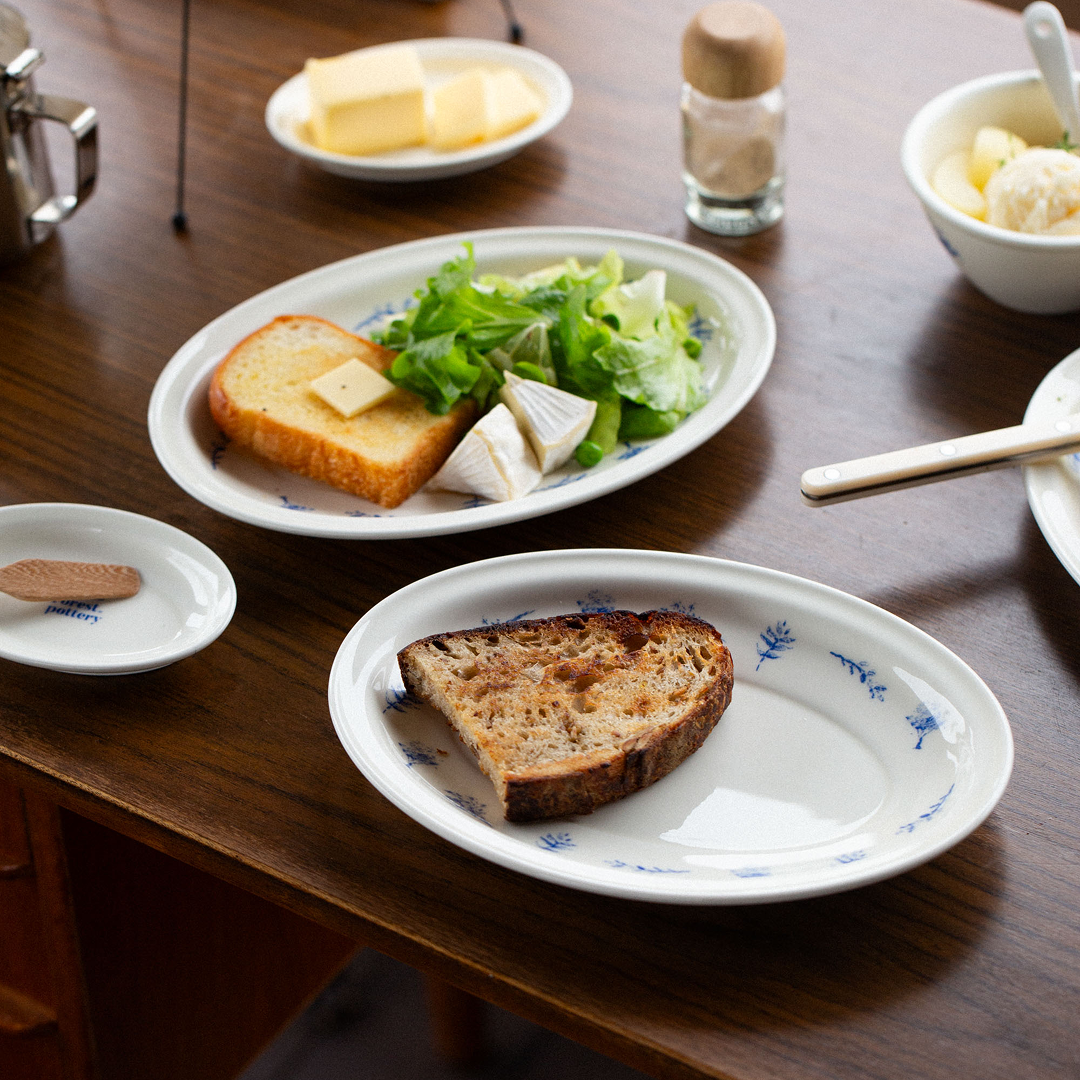 [ weekend 11 ] Forest oval plate L