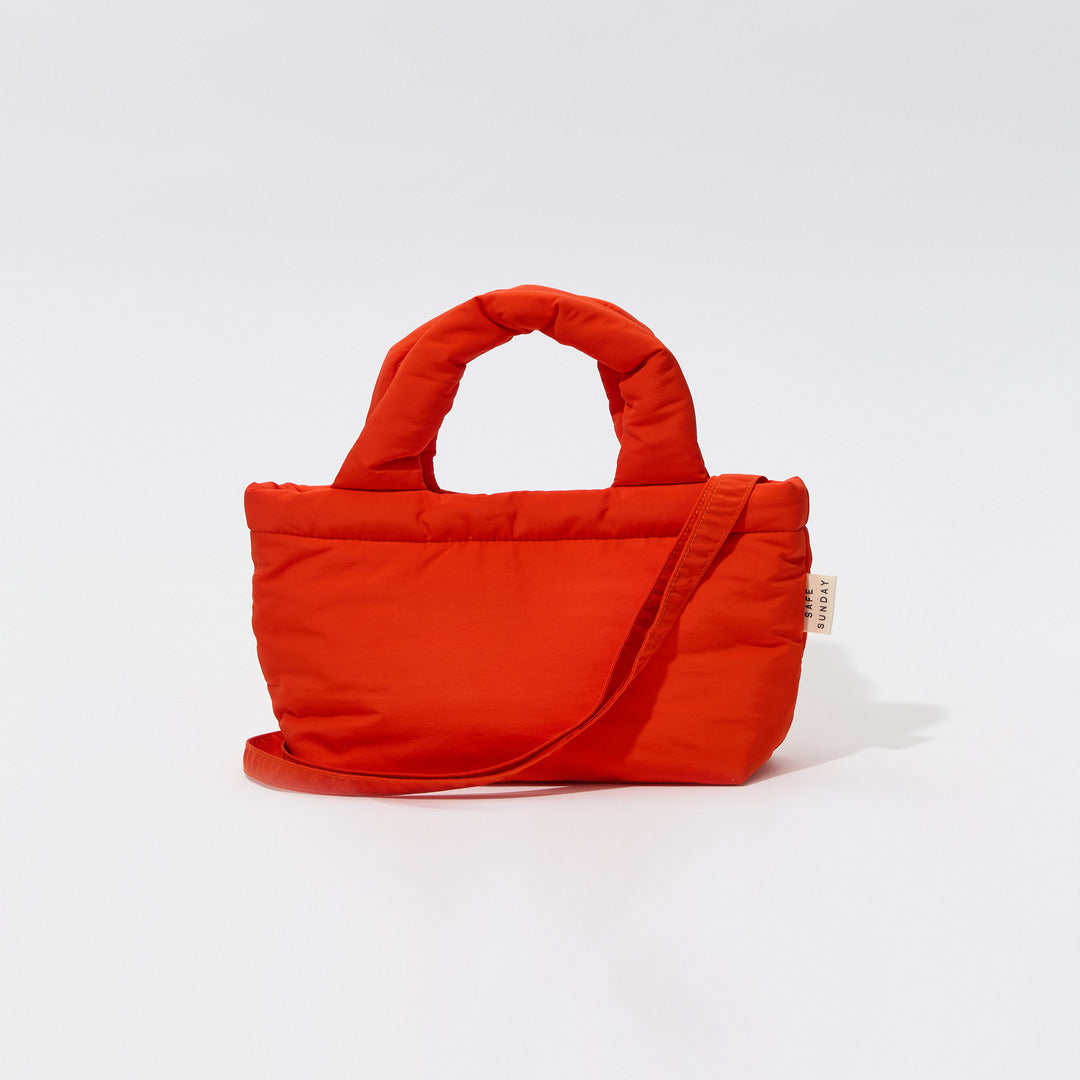 Upcycled 2-Way Puffer Tote Bag