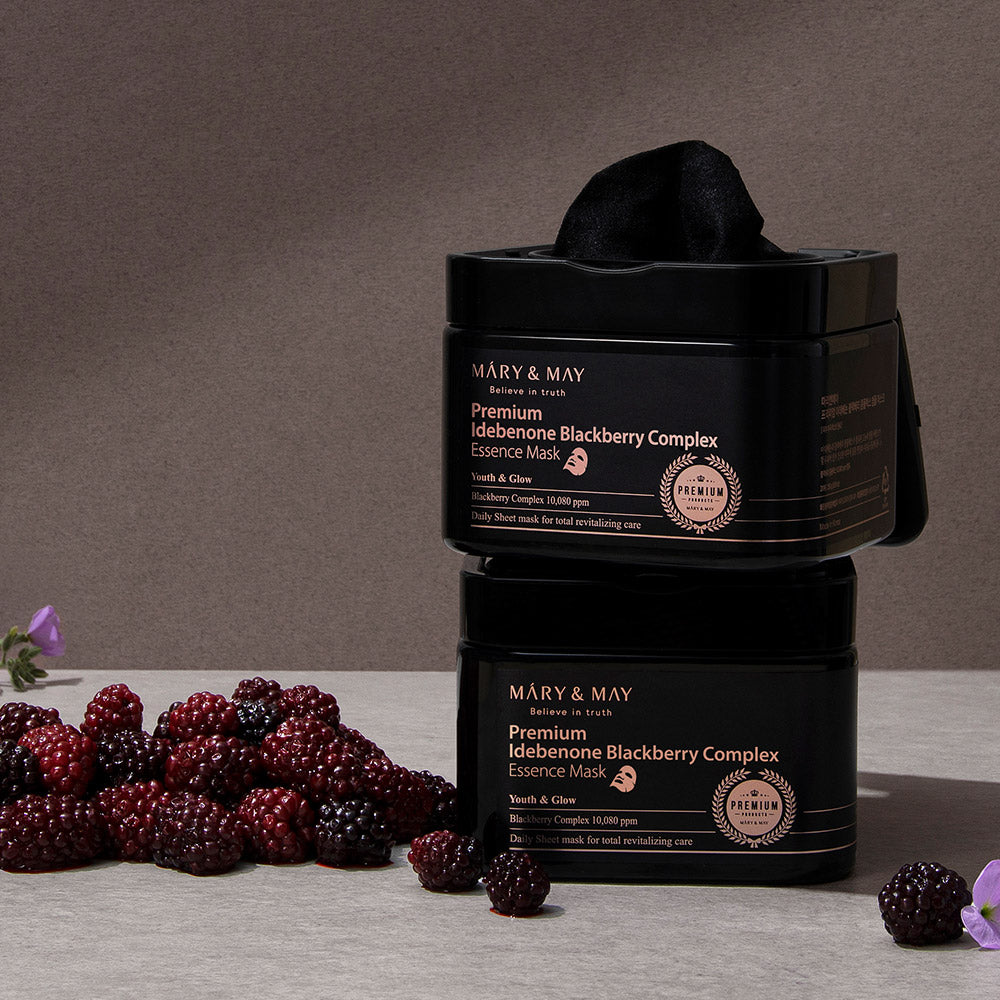 Idebenone Blackberry Complex Essence Mask 20ea