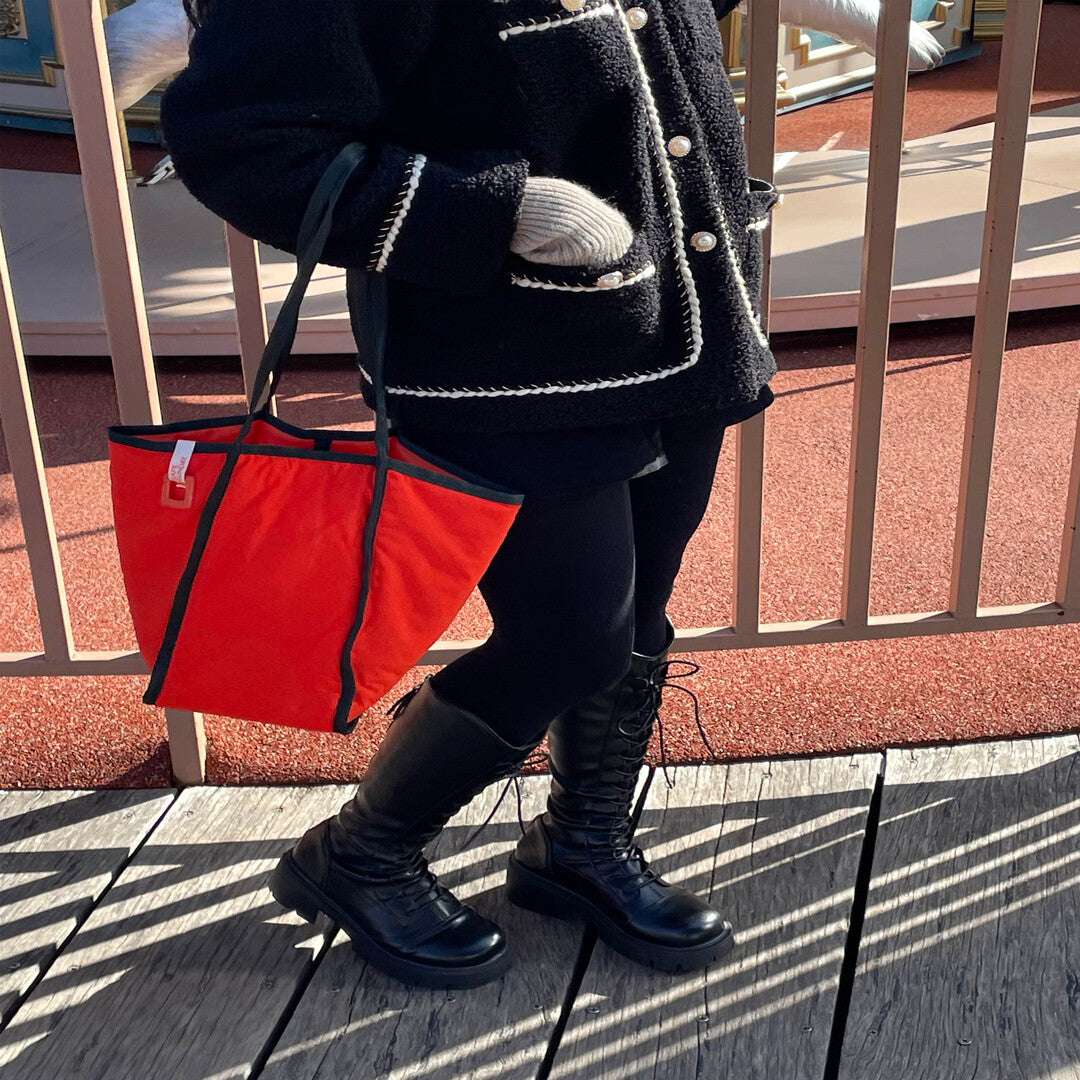 Upcycled Puffer Strap Shoulder Bag