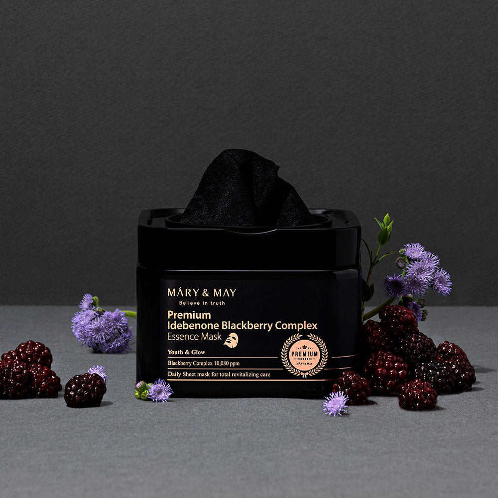 Idebenone Blackberry Complex Essence Mask 20ea