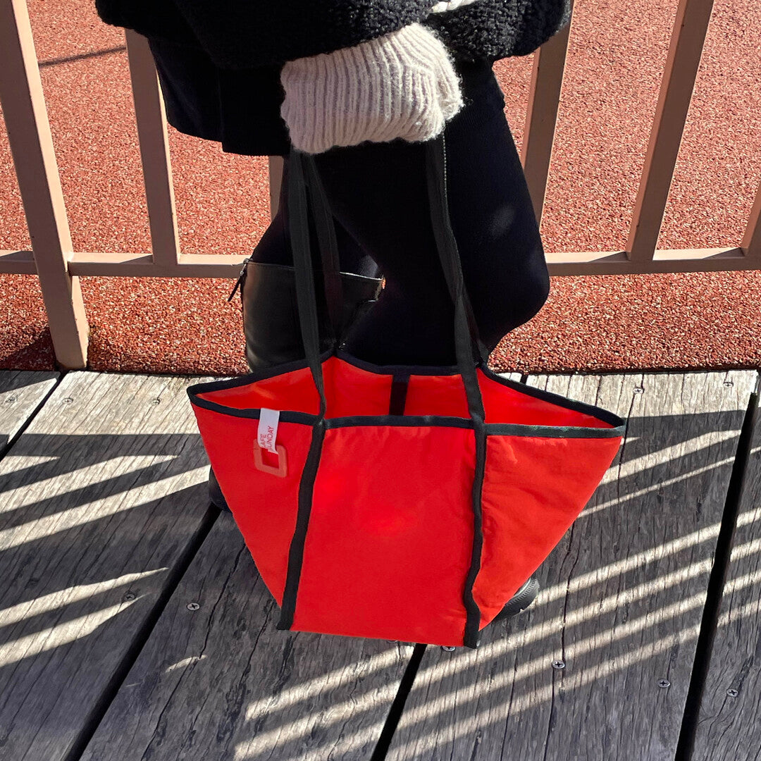 Upcycled Puffer Strap Shoulder Bag