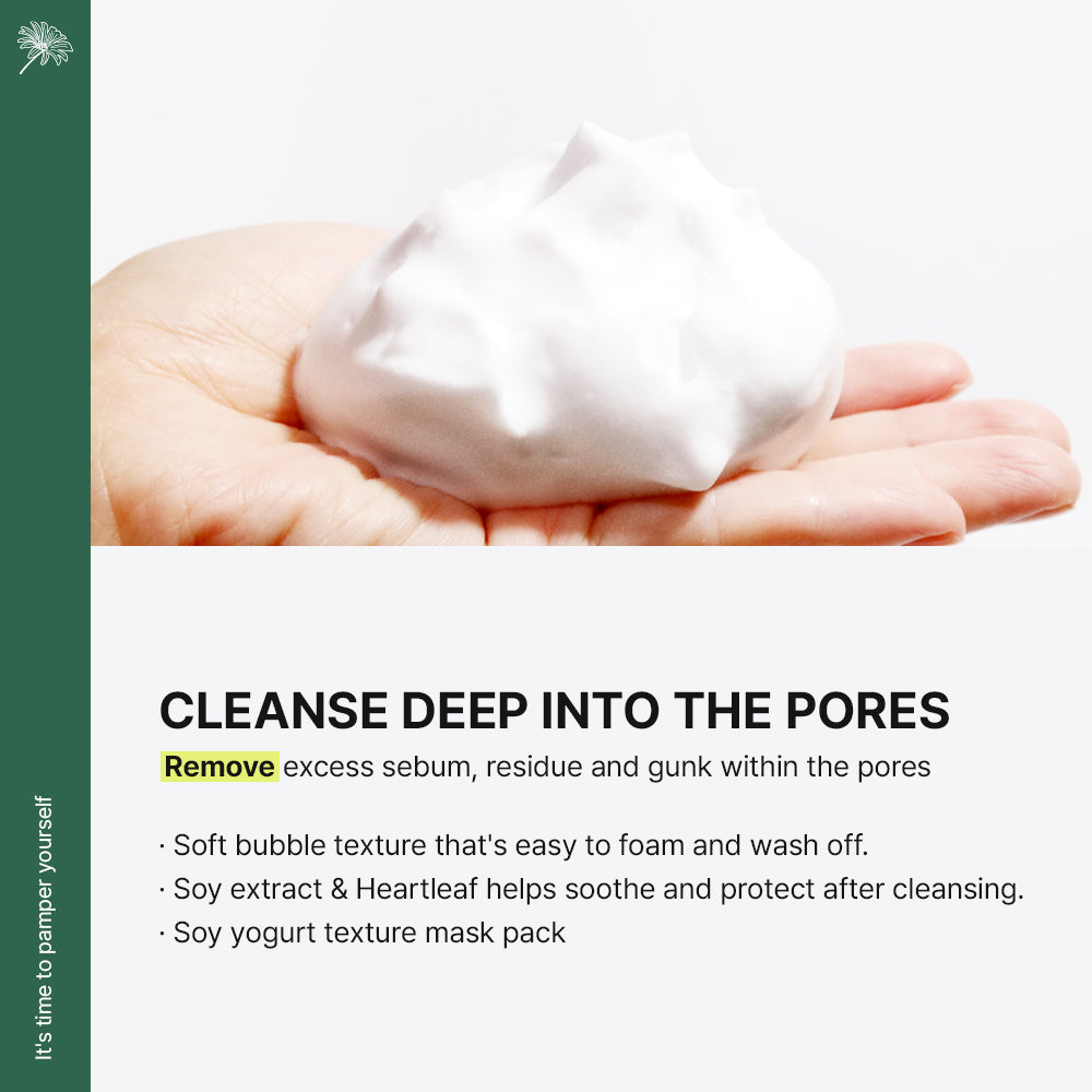 [Regina's Pick!] Soy Yogurt Pack Cleanser Pore Deep Cleansing Foam