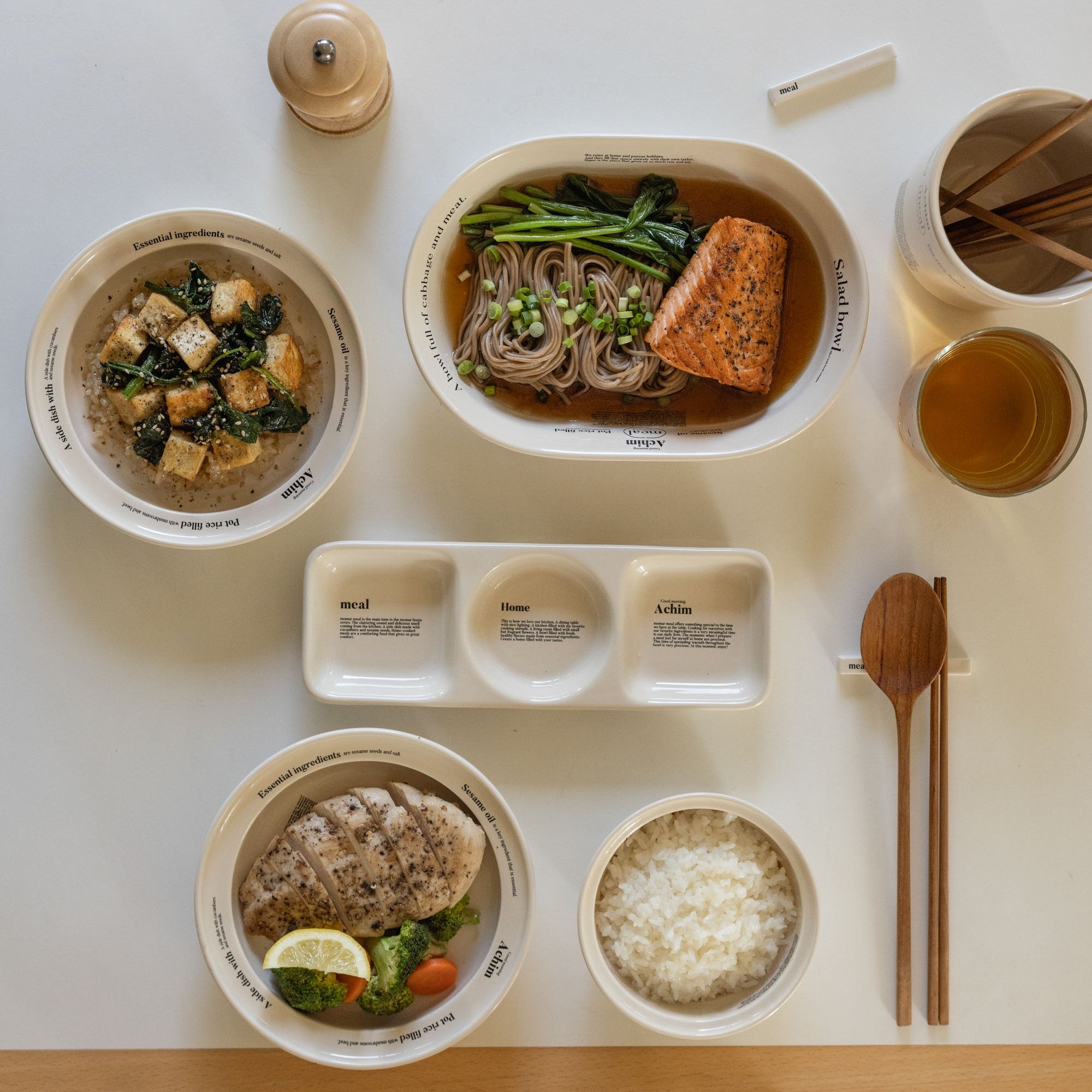 weekend 9] Single Person Dinnerware Gift Set