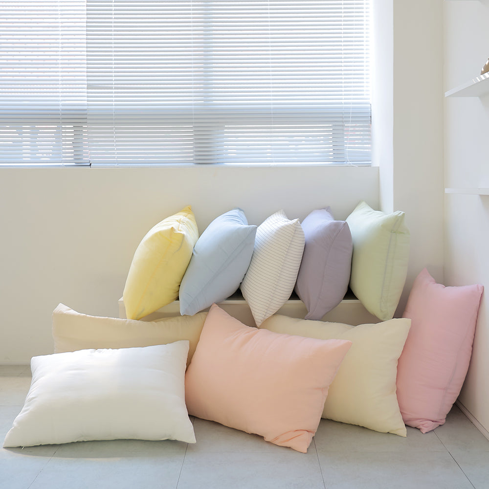 Plush and Soft Tofu Modal Solid Pillow Cover (9 colors / 50X70cm)