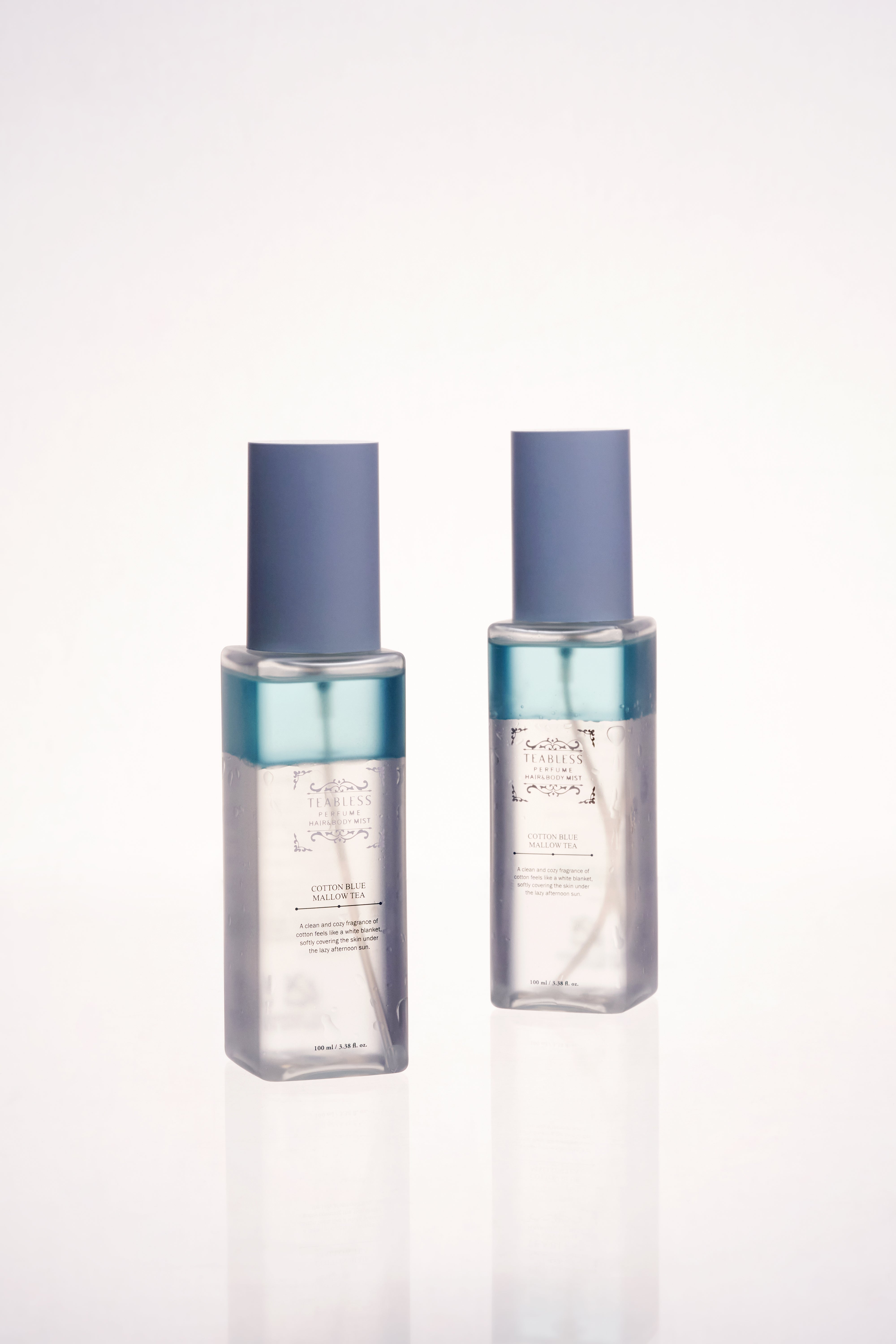 Cotton Blue Mallow Tea Perfume Hair&Body Mist 100ml/3.38Fl.oz.