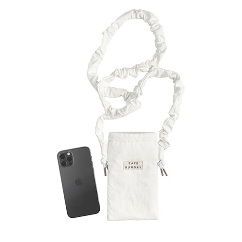Shirring Cell Phone Bag ( 2 colors )