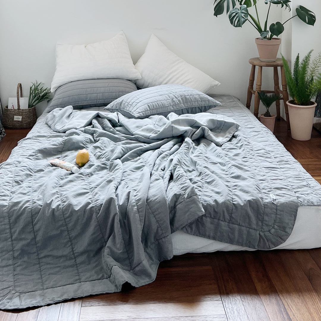 Shivering Airy Linen Blanket (7colors)
