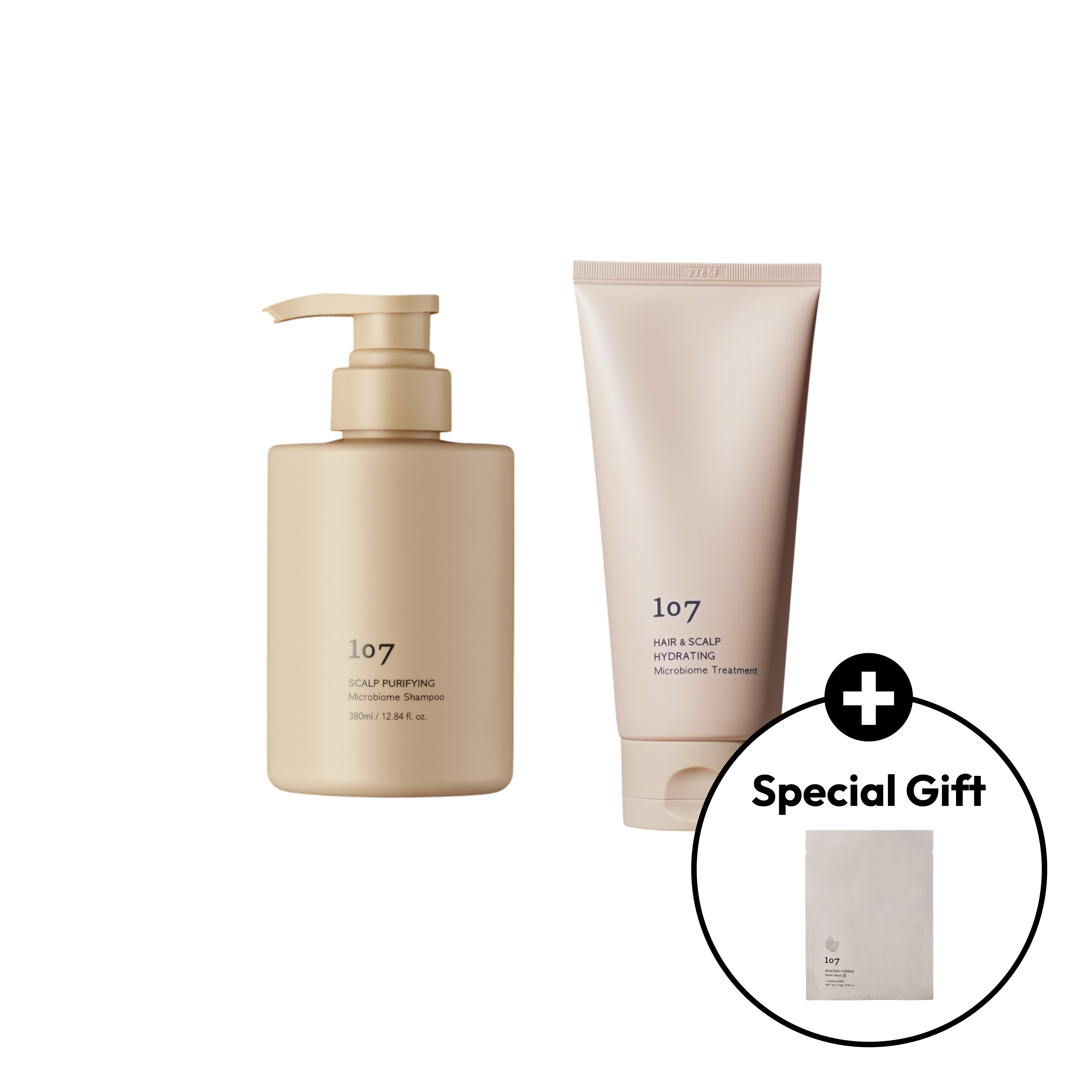 107 Microbiome Shampoo + Microbiome Treatment