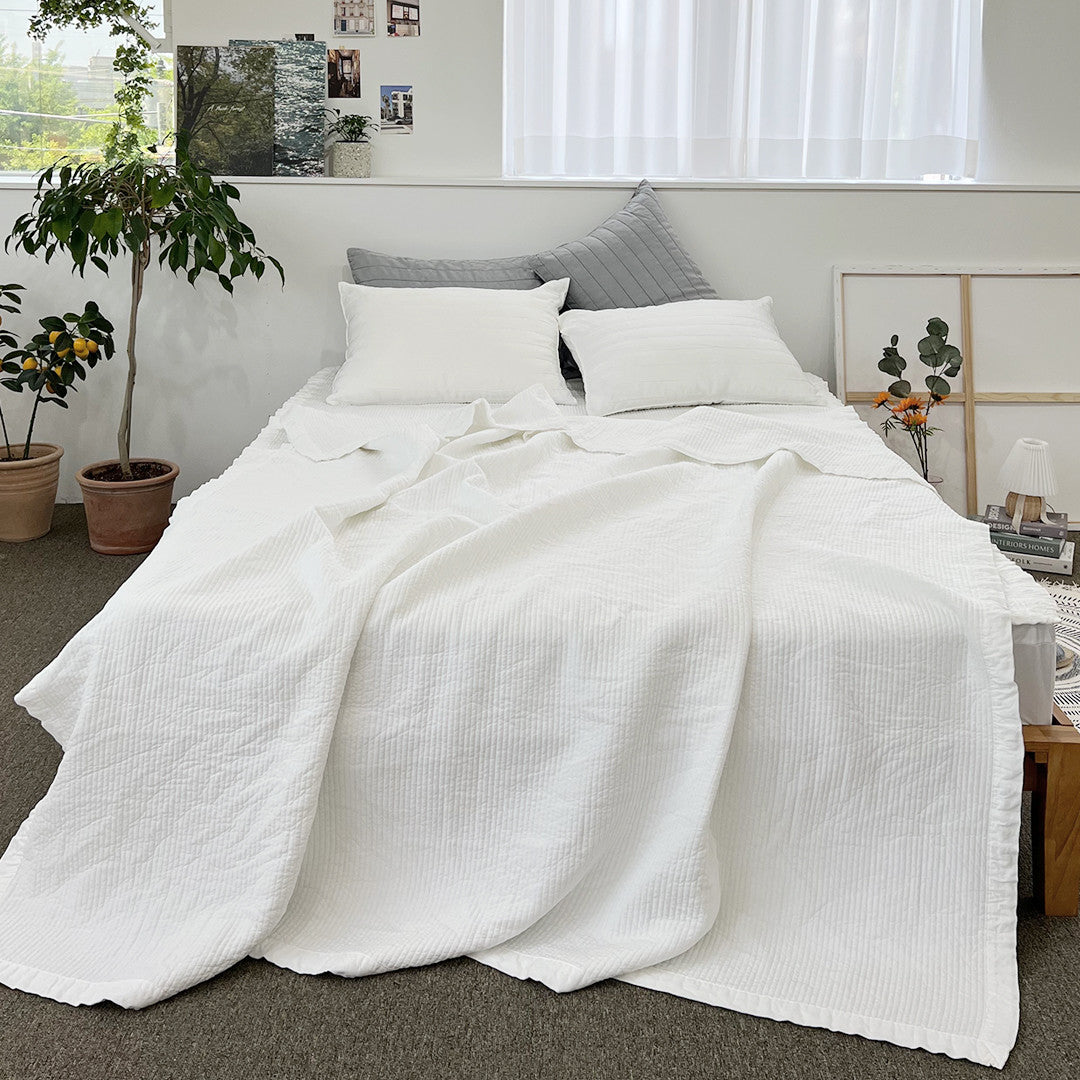 Shivering Airy Linen Summer Flat sheet ( 7 colors )