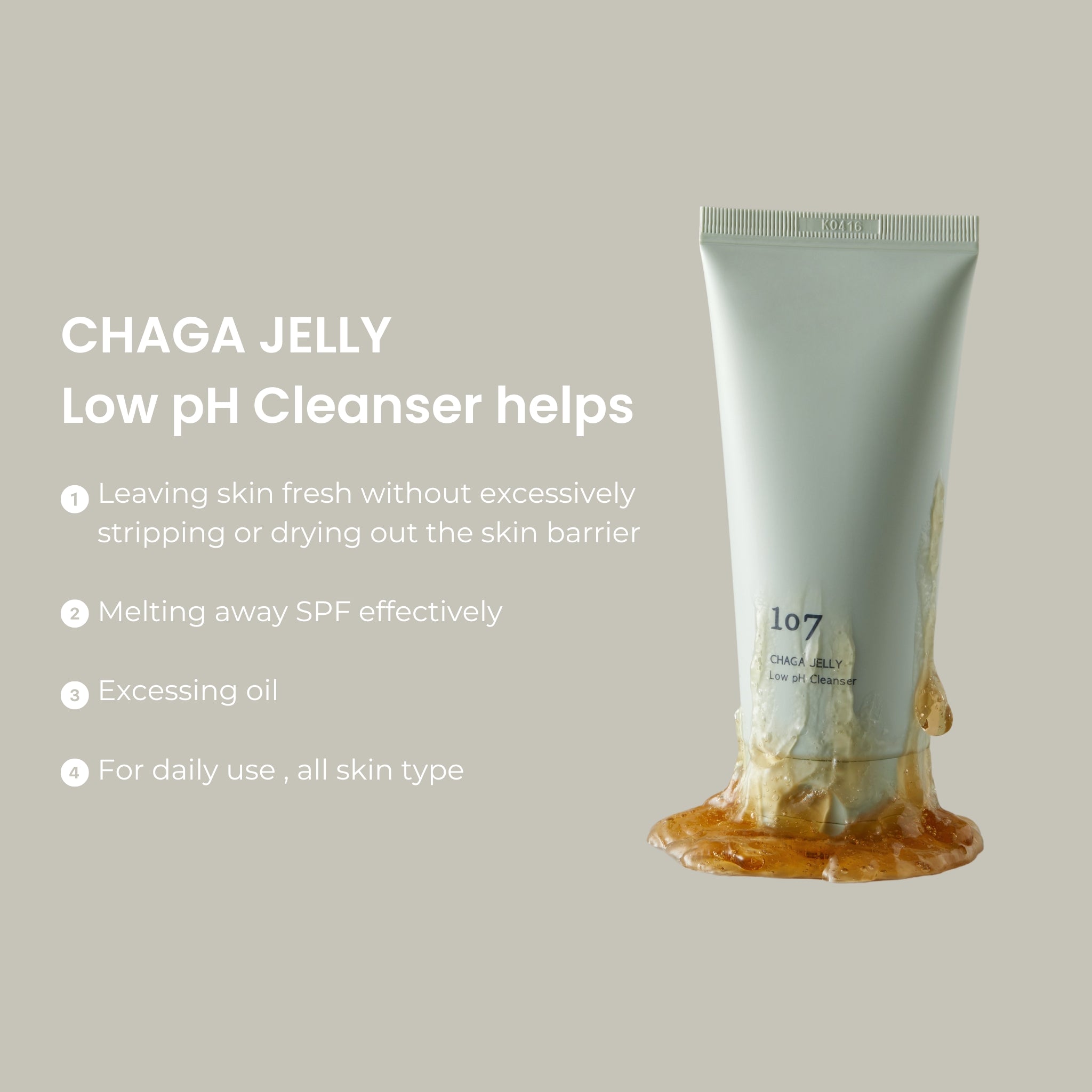 [Renewal] CHAGA JELLY Low pH Cleanser