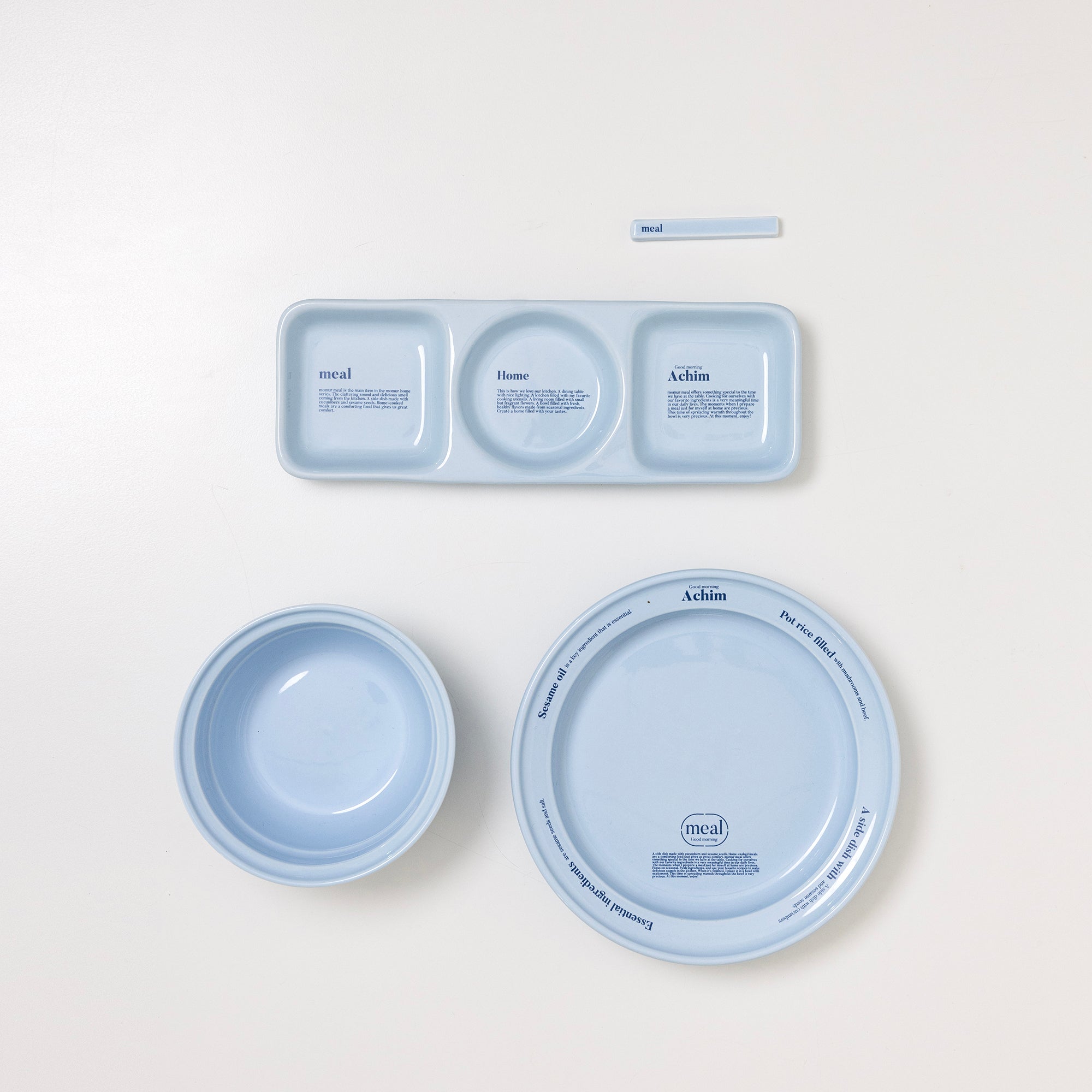 [weekend 9] Single Person Dinnerware Gift Set