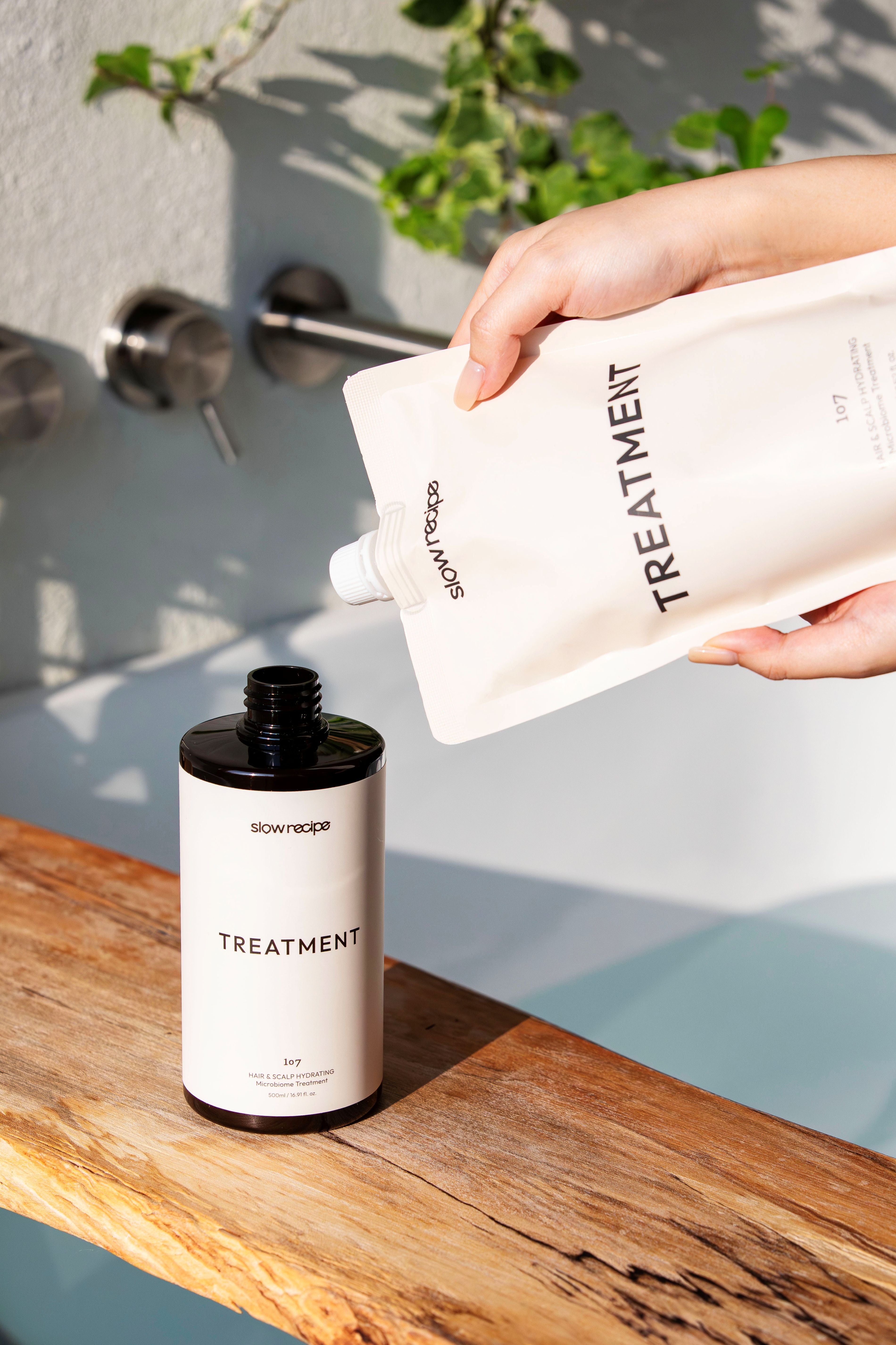 (NEW)Amenity HAIR & SCALP HYDRATING Microbiome Treatment (Bottle+Refill)