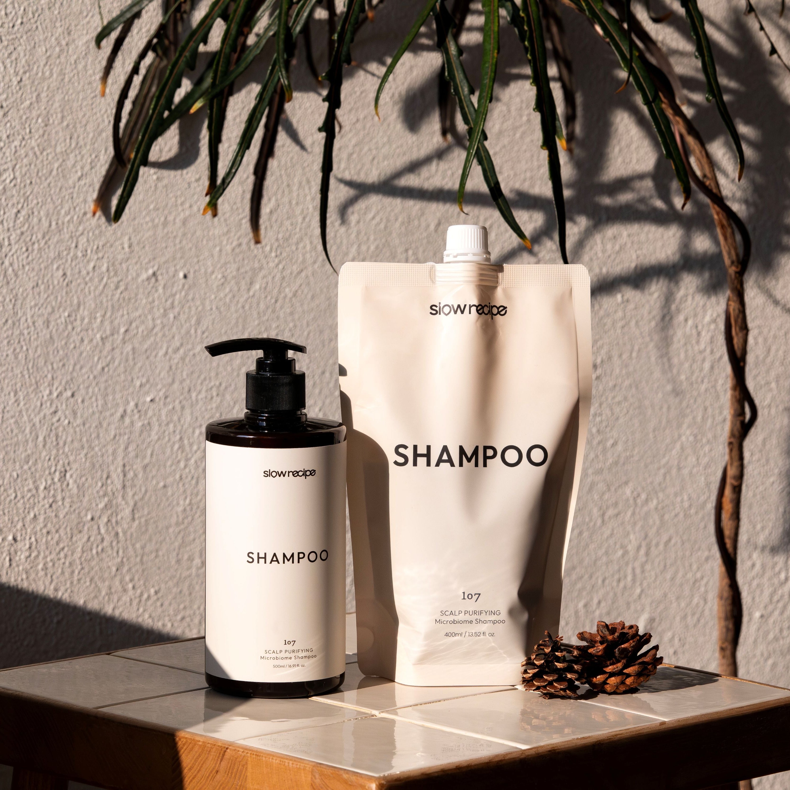 (NEW)Amenity SCALP PURIFYING Microbiome Shampoo(Bottle+Refill)