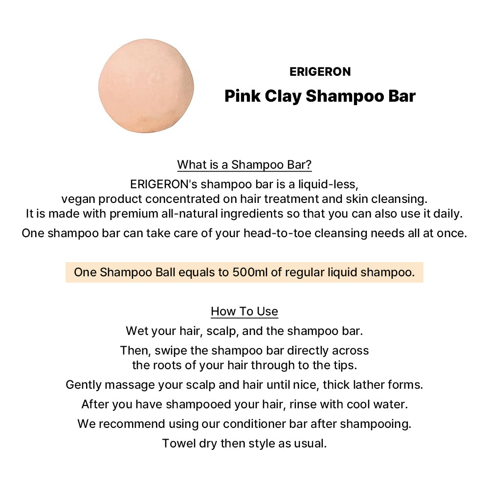 All In One Pink Clay Shampoo Bar