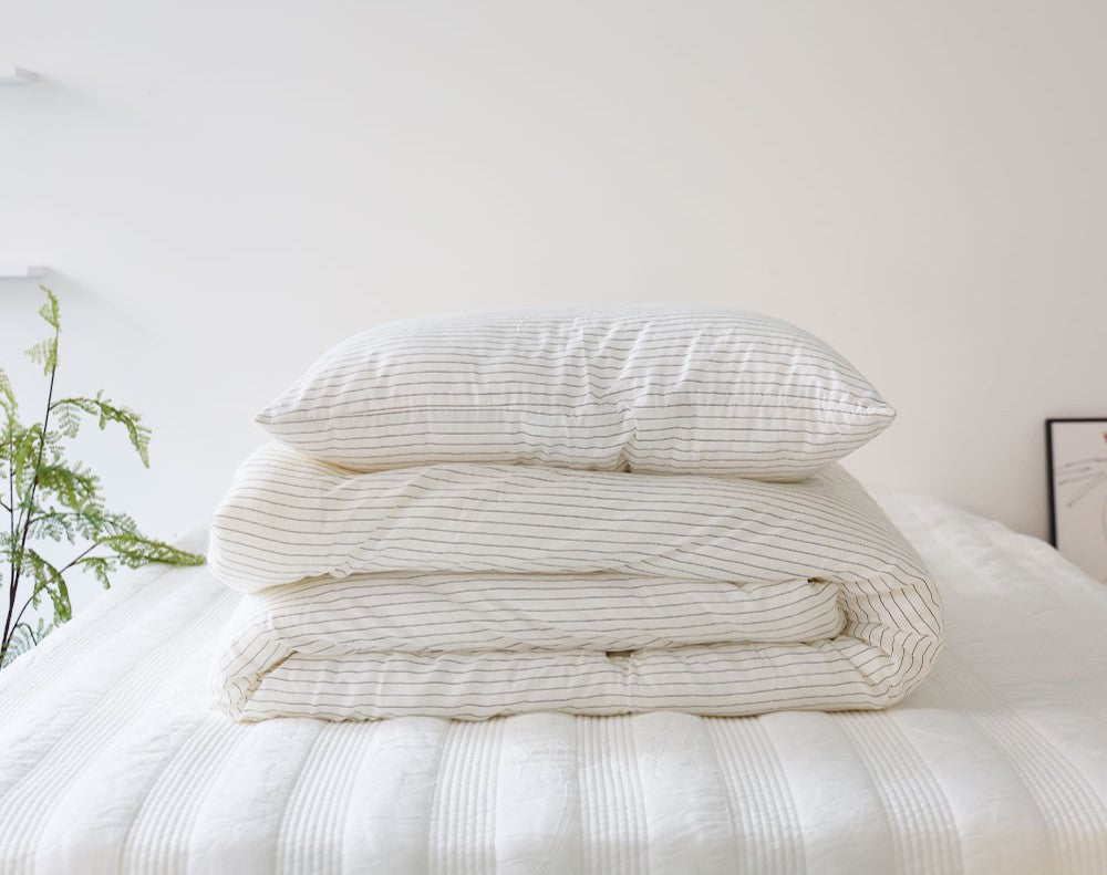 Plush and Soft Tofu Modal Comforter (Stripe / S·Q·K)