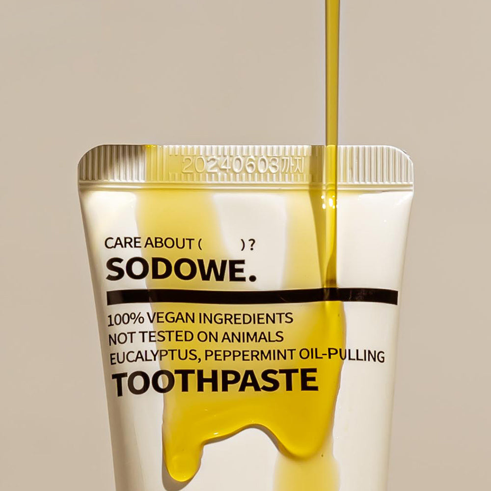 Vegan Oil-pulling Toothpaste + Refresh Basil Lemon Toothpaste