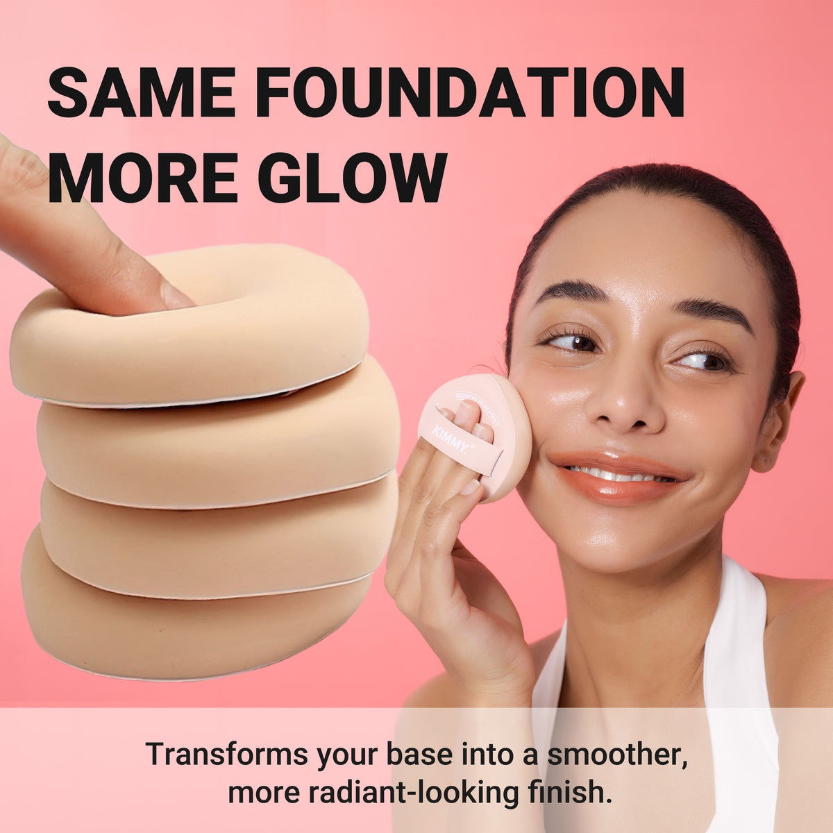 KIMMY Bouncy Glow Sponge Medium size (2ea)