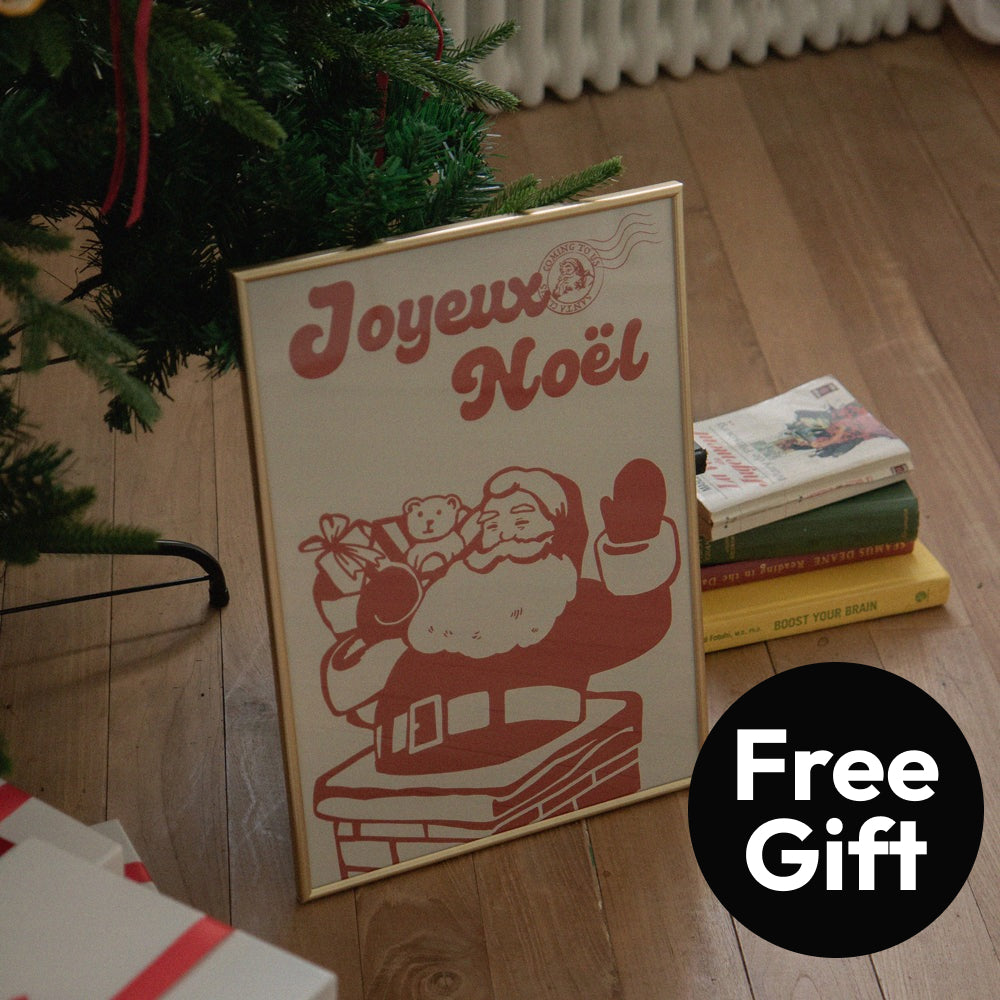 Classic Santa Poster (A3 Size / unframed)
