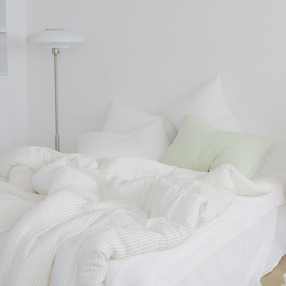 Plush and Soft Tofu Modal Comforter (Stripe / S·Q·K)