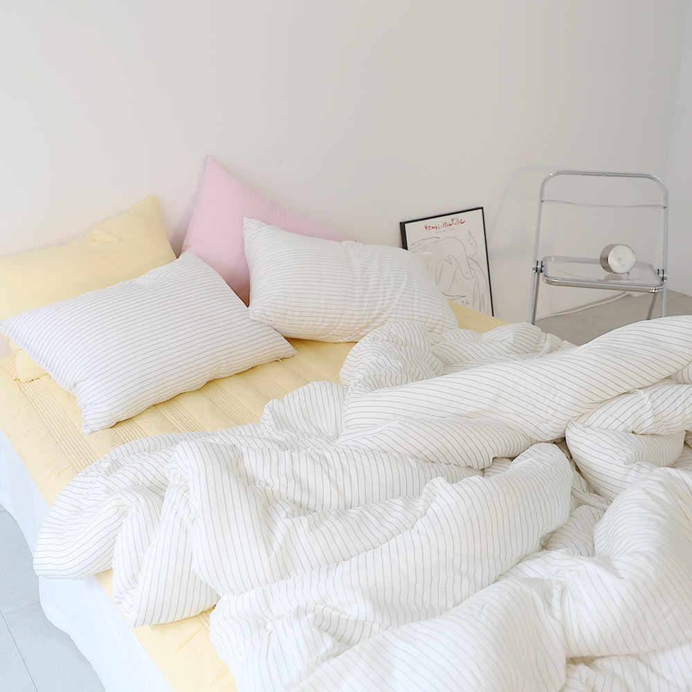 Plush and Soft Tofu Modal Comforter (Stripe / S·Q·K)