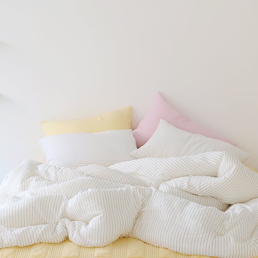 Plush and Soft Tofu Modal Comforter (Stripe / S·Q·K)