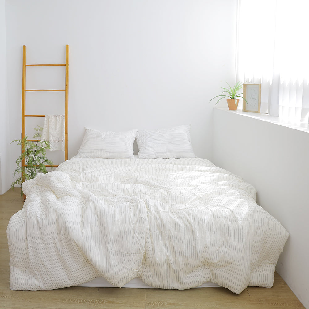 Plush and Soft Tofu Modal Comforter (Stripe / S·Q·K)